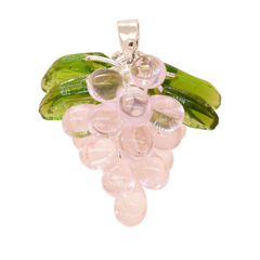 Cupcake Jelly Necklace in Silver