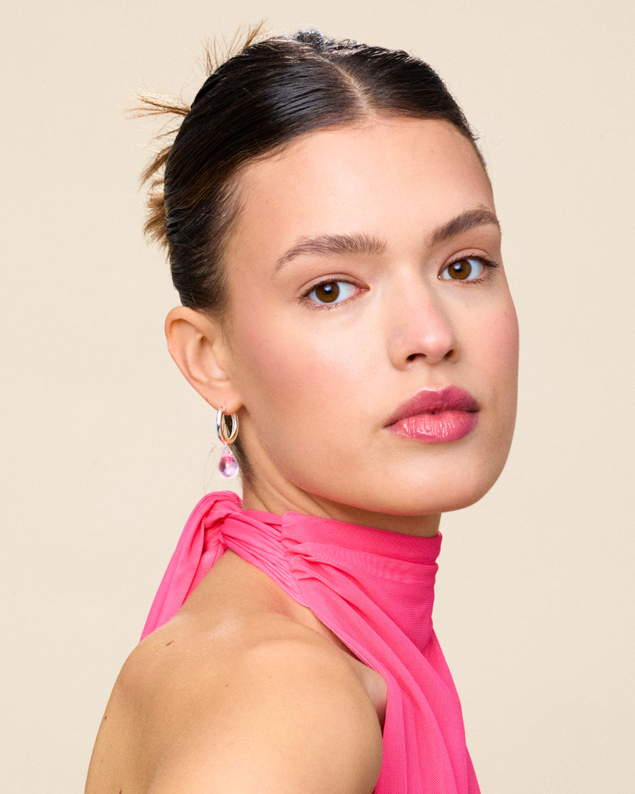 Sugar Drop Pink Korvakorut Hopea