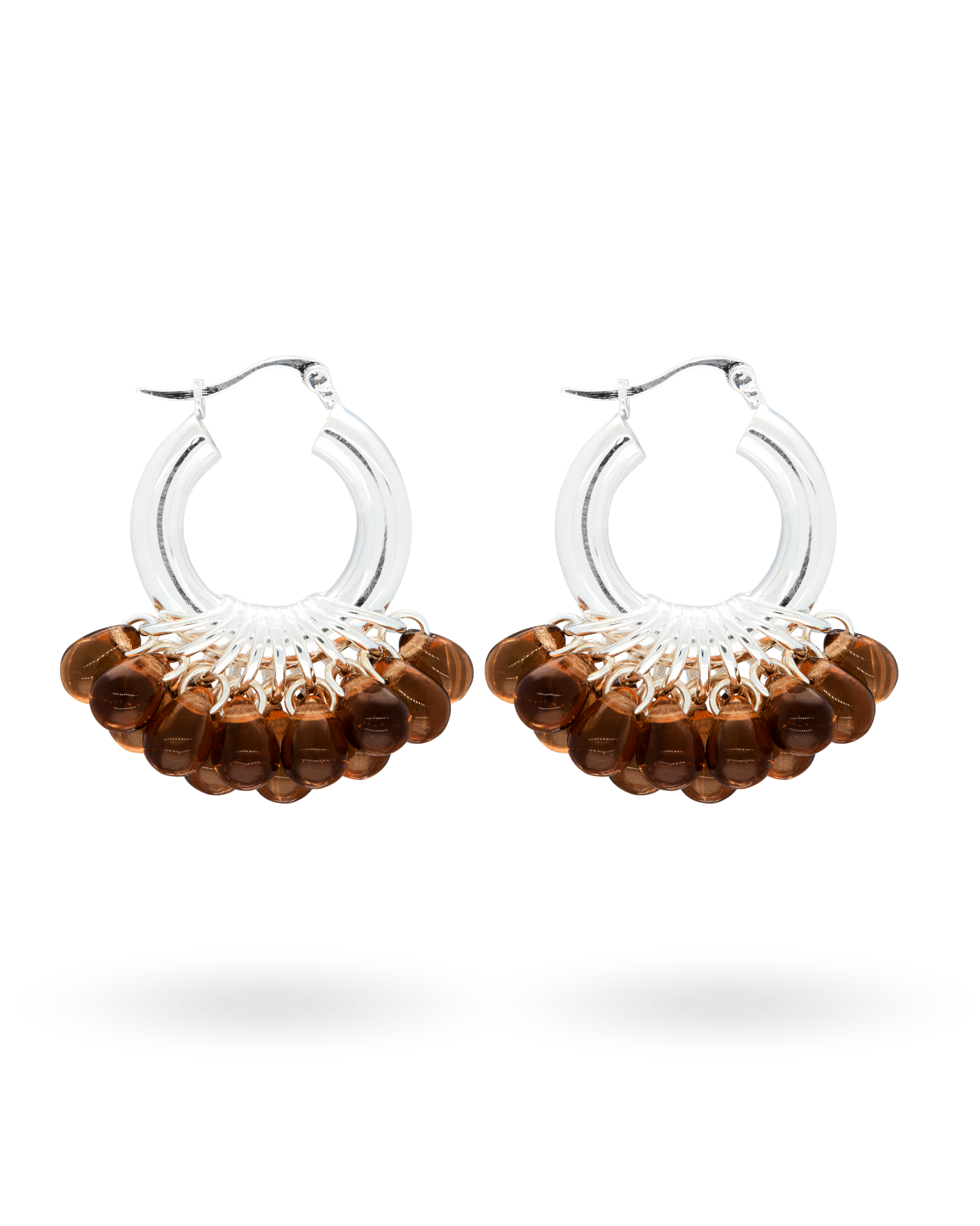 Choco Pops Earrings in Silver