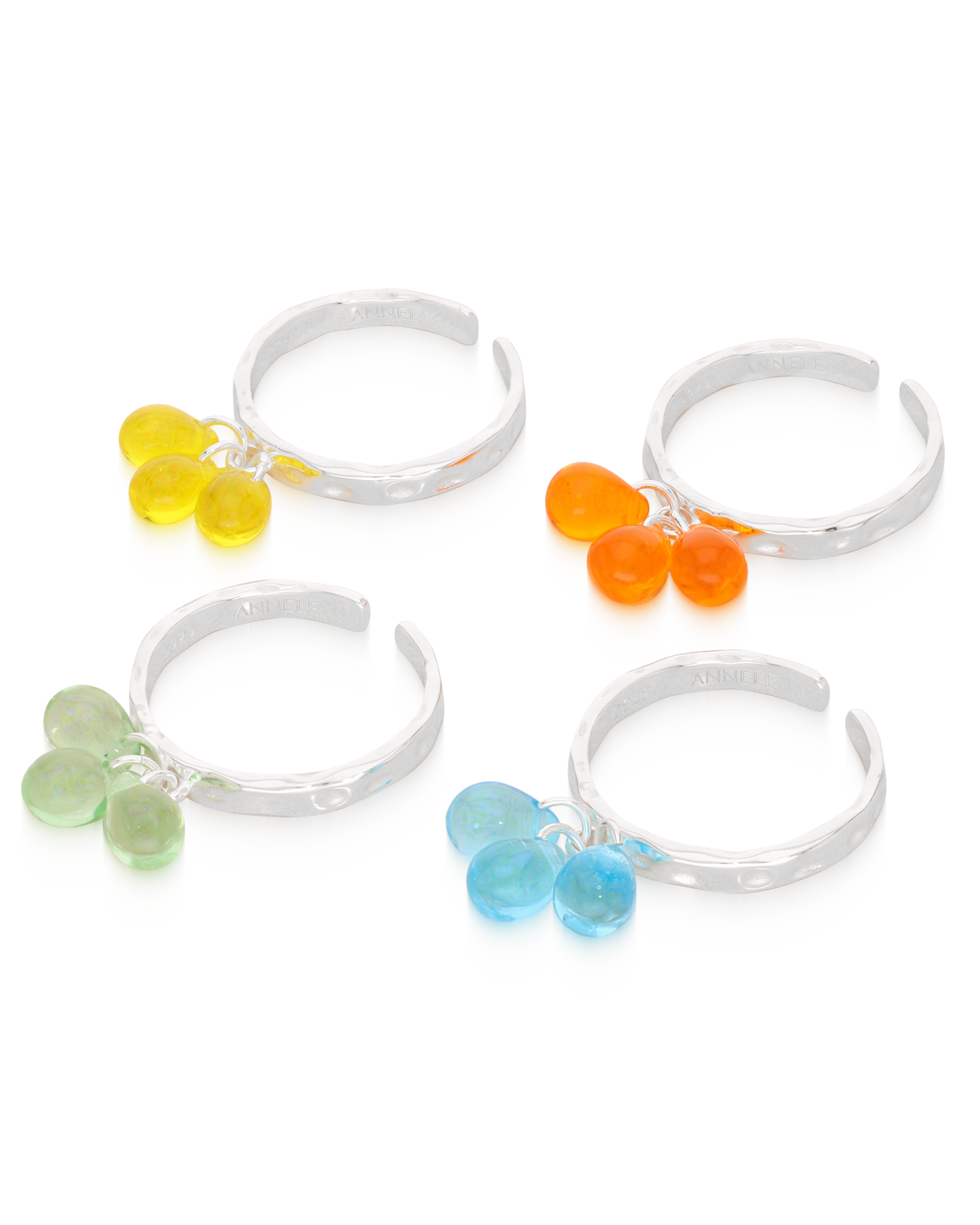 Teenie Weenies 4 Rings in Silver