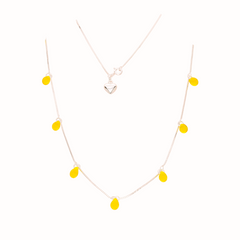 Lemon Iced Tea Necklace