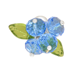 Blueberry Romance Necklace in Silver