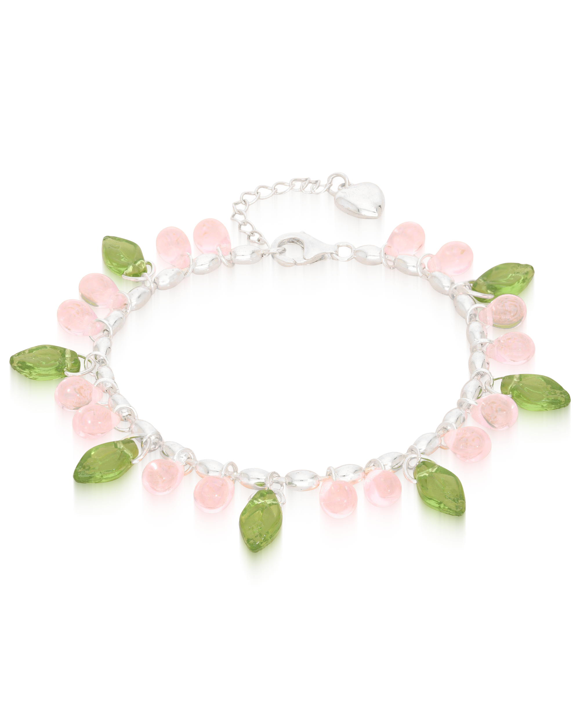 Strawberry Milk Bracelet in Silver