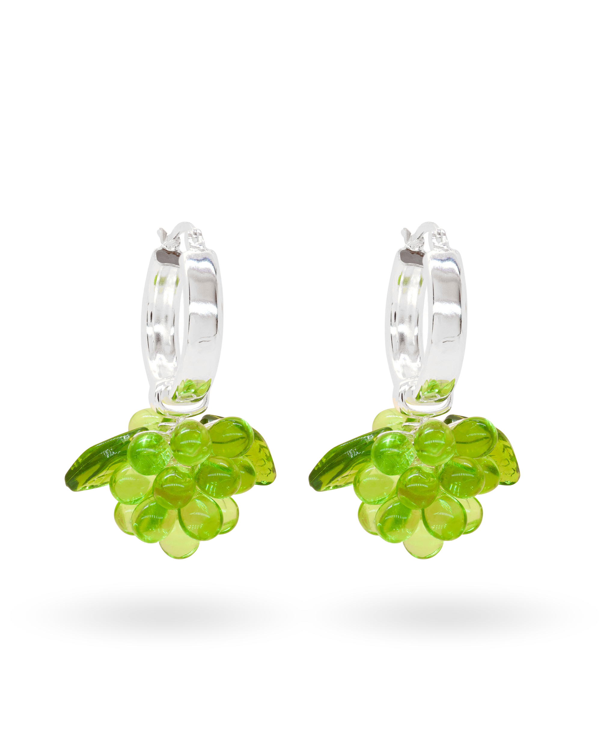 Appletini Earrings in Silver