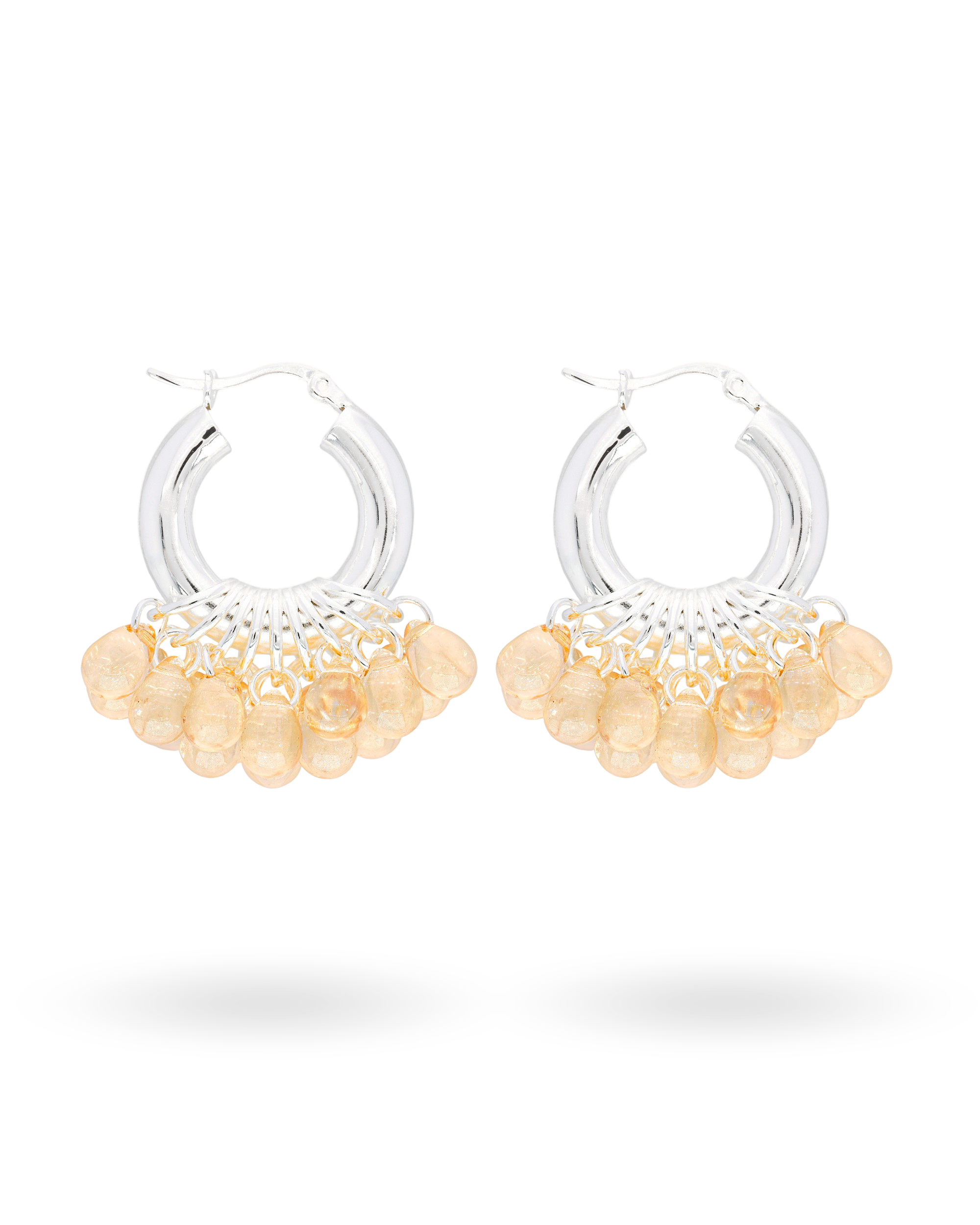 Cookie Dough Earrings in Silver
