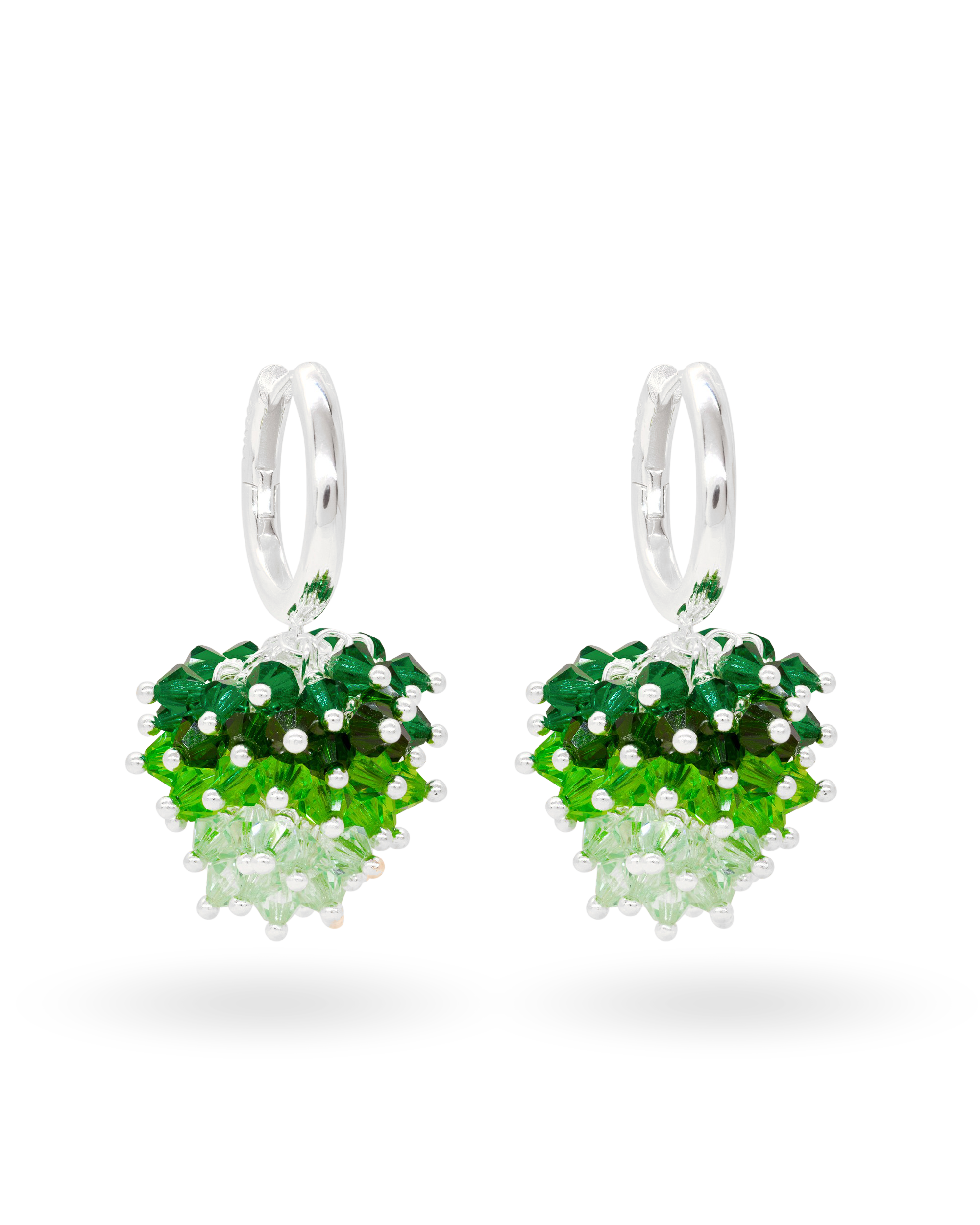 Forest Fairy Earrings in Silver