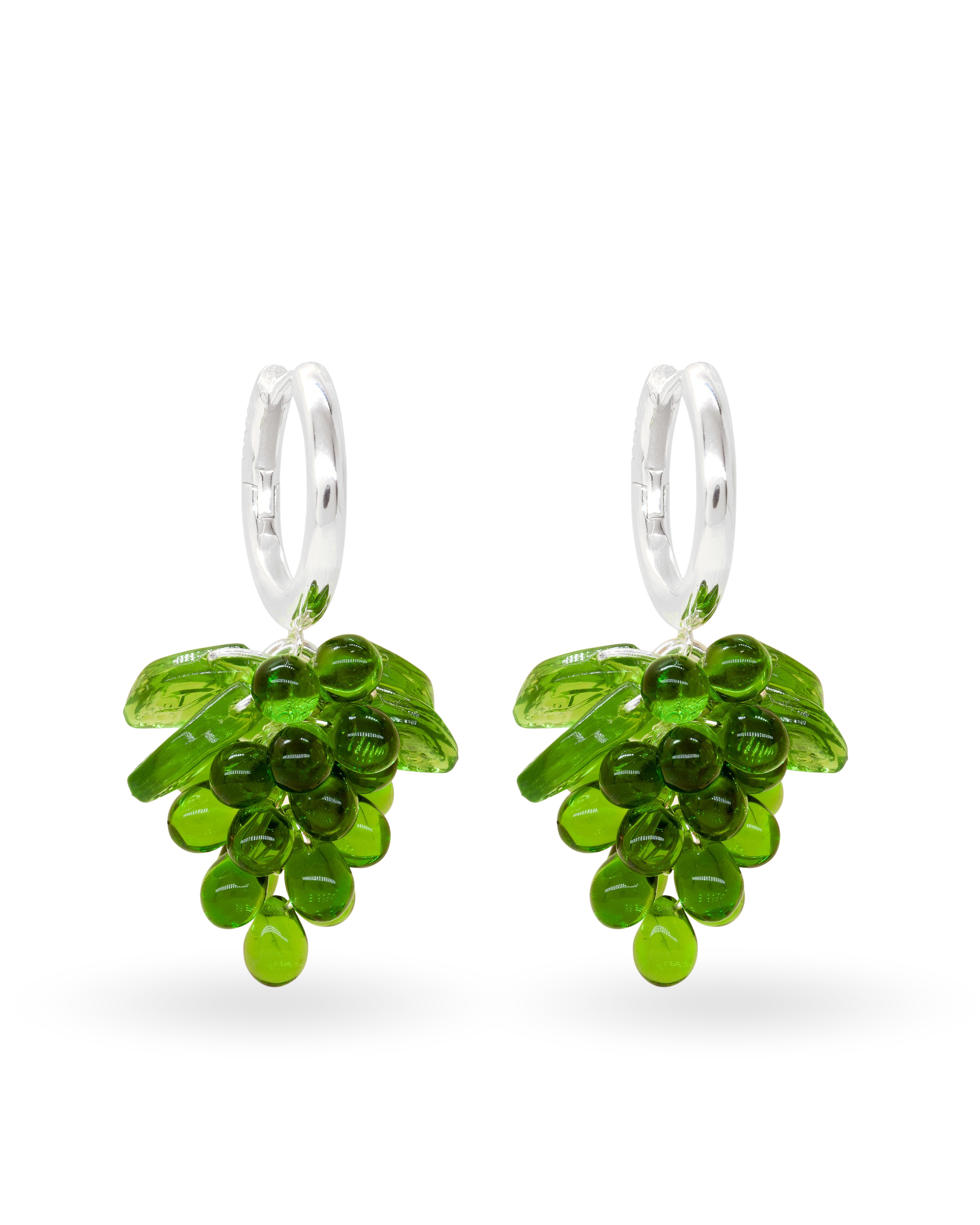 Grape Jelly Earrings in Silver
