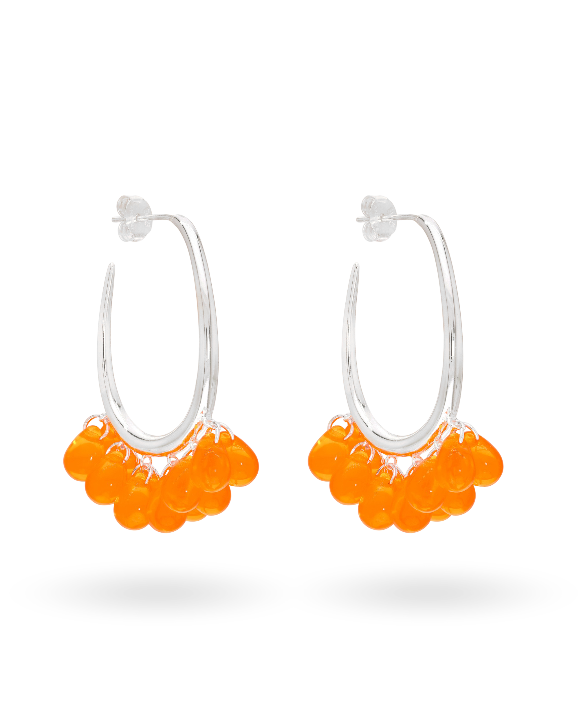 Heatwaves Earrings in Silver
