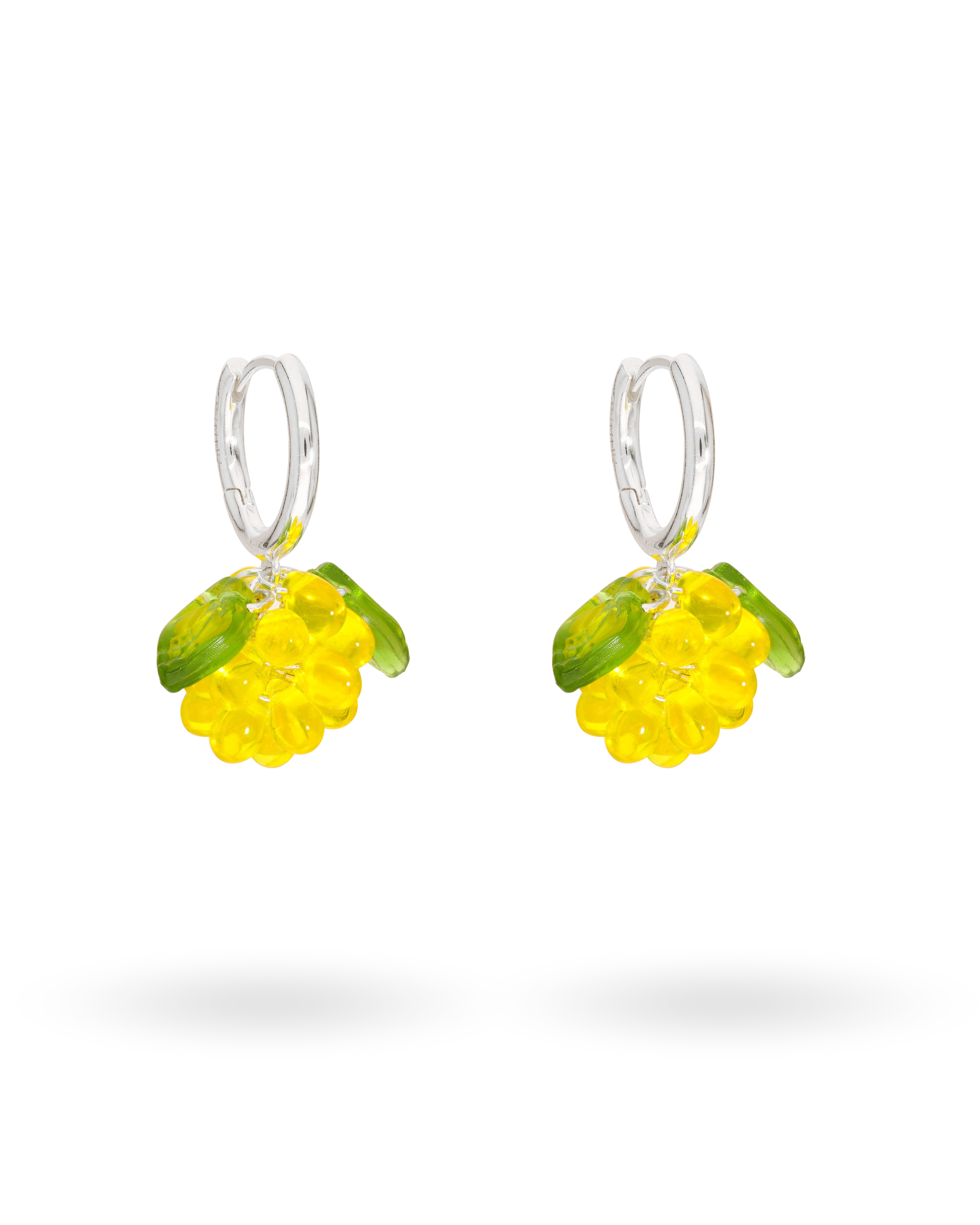 Mini Lemon Jam Oorbellen i Zilver
