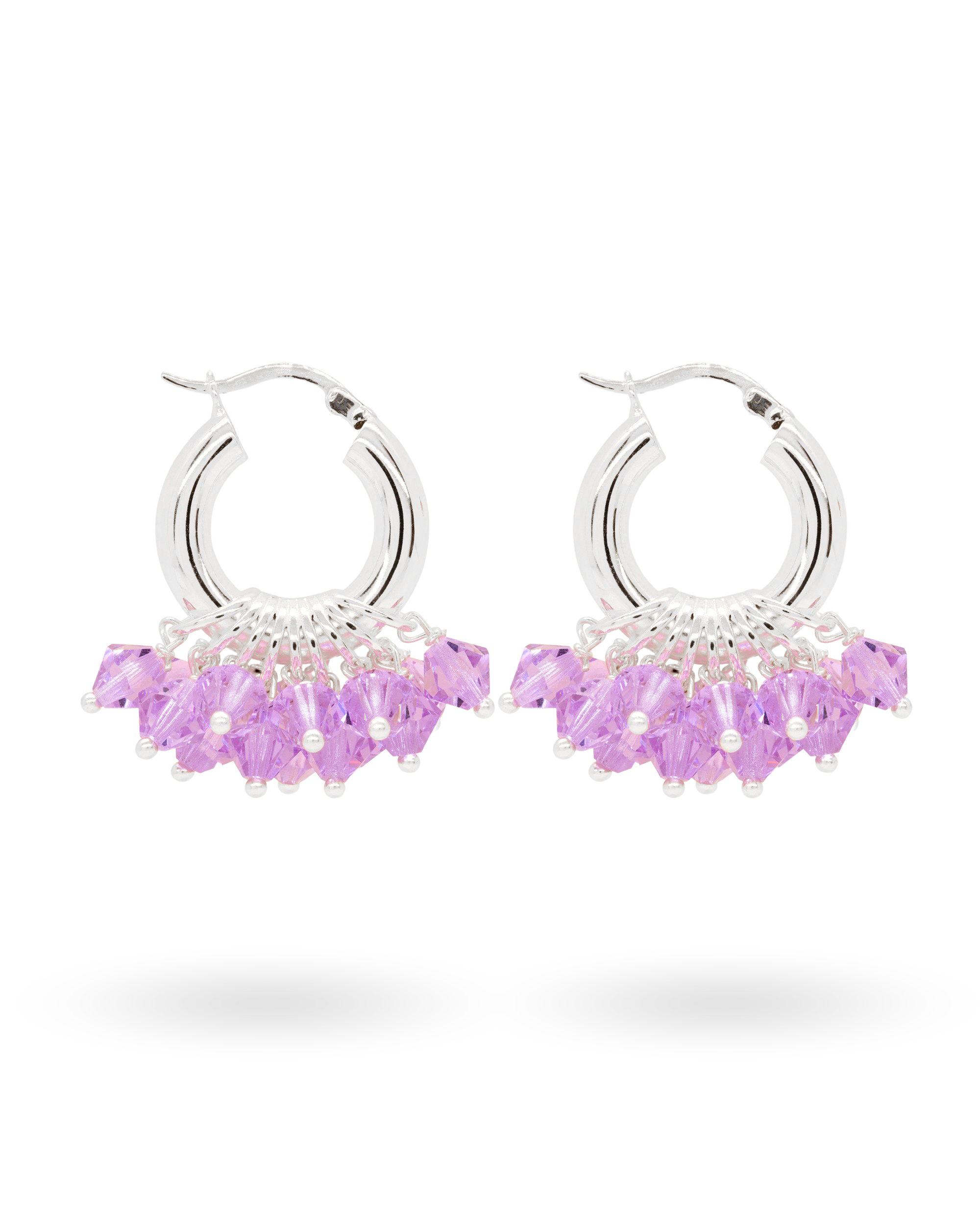 Ritzy Blitz Earrings in Silver