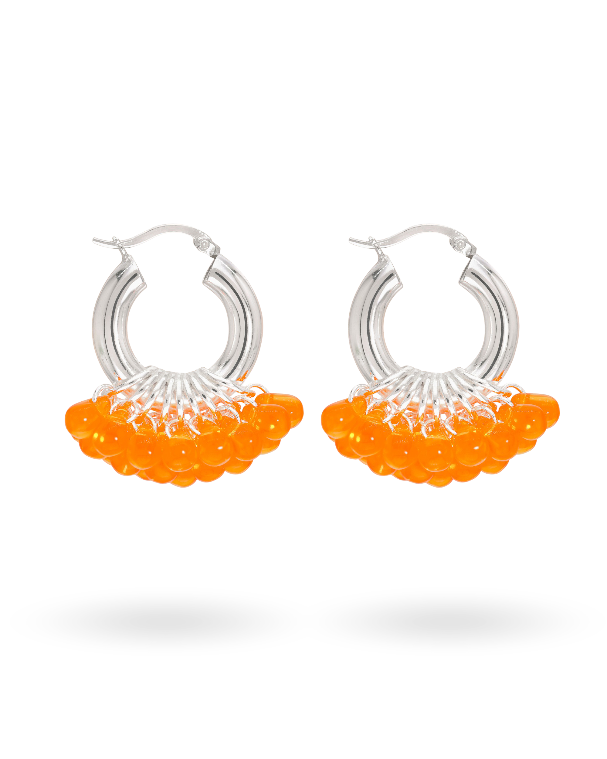 Tangy Twist Earrings in Silver