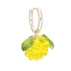 Mini Lemon Jam Earrings in Silver