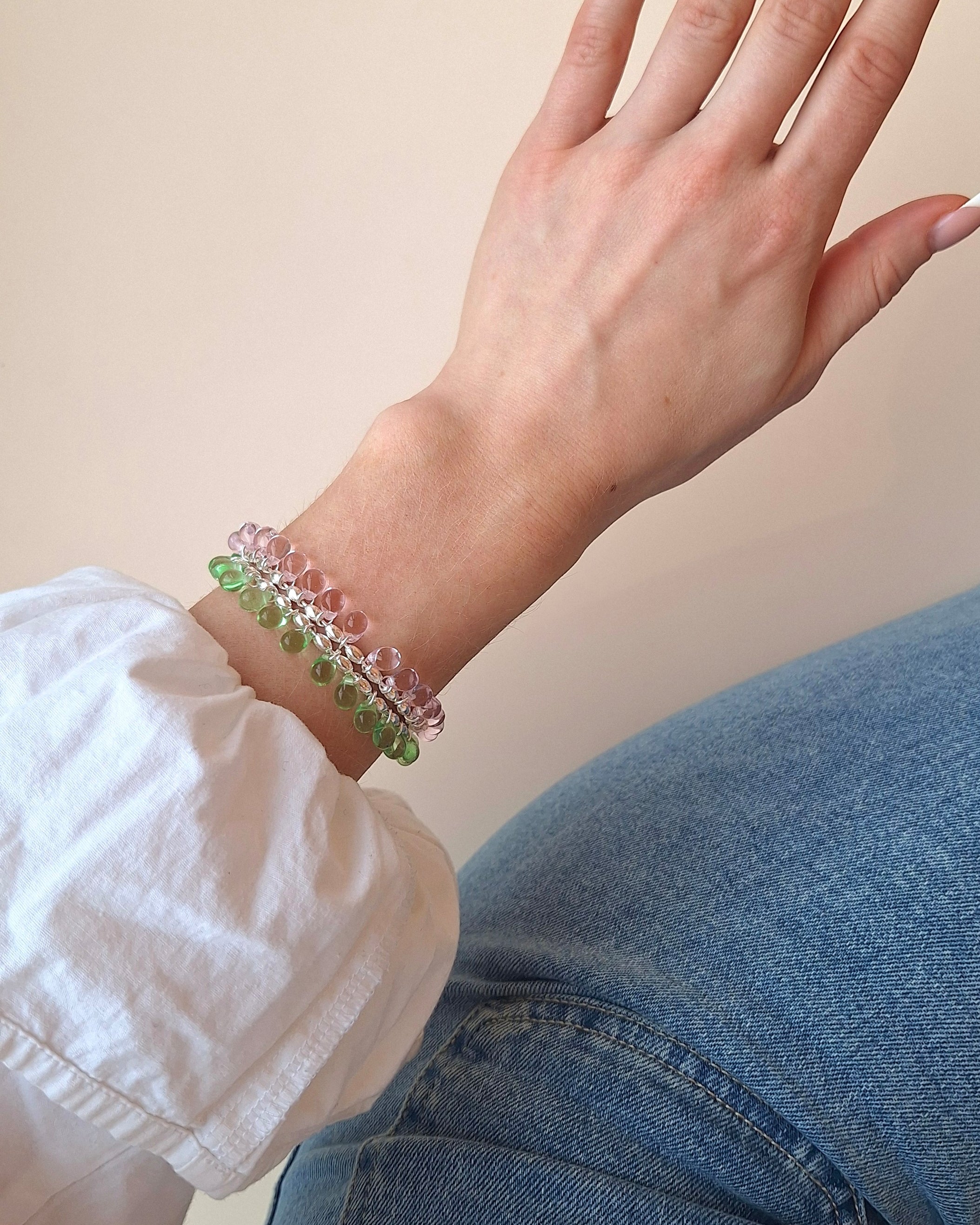 Cherry Jam Jam Bracelet in Silver