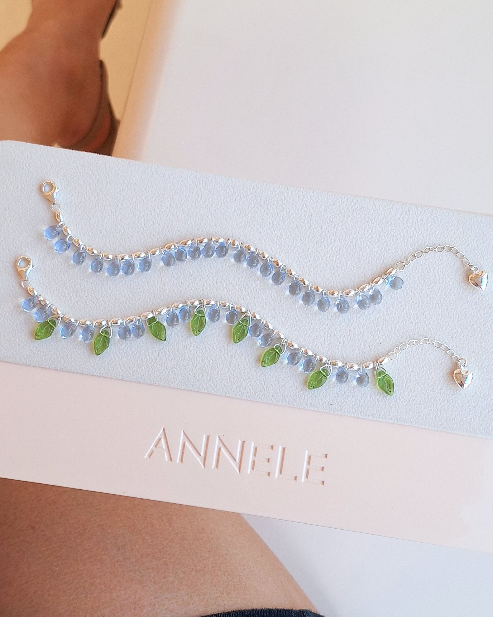 Blueberry Milk Bracelet in Silver