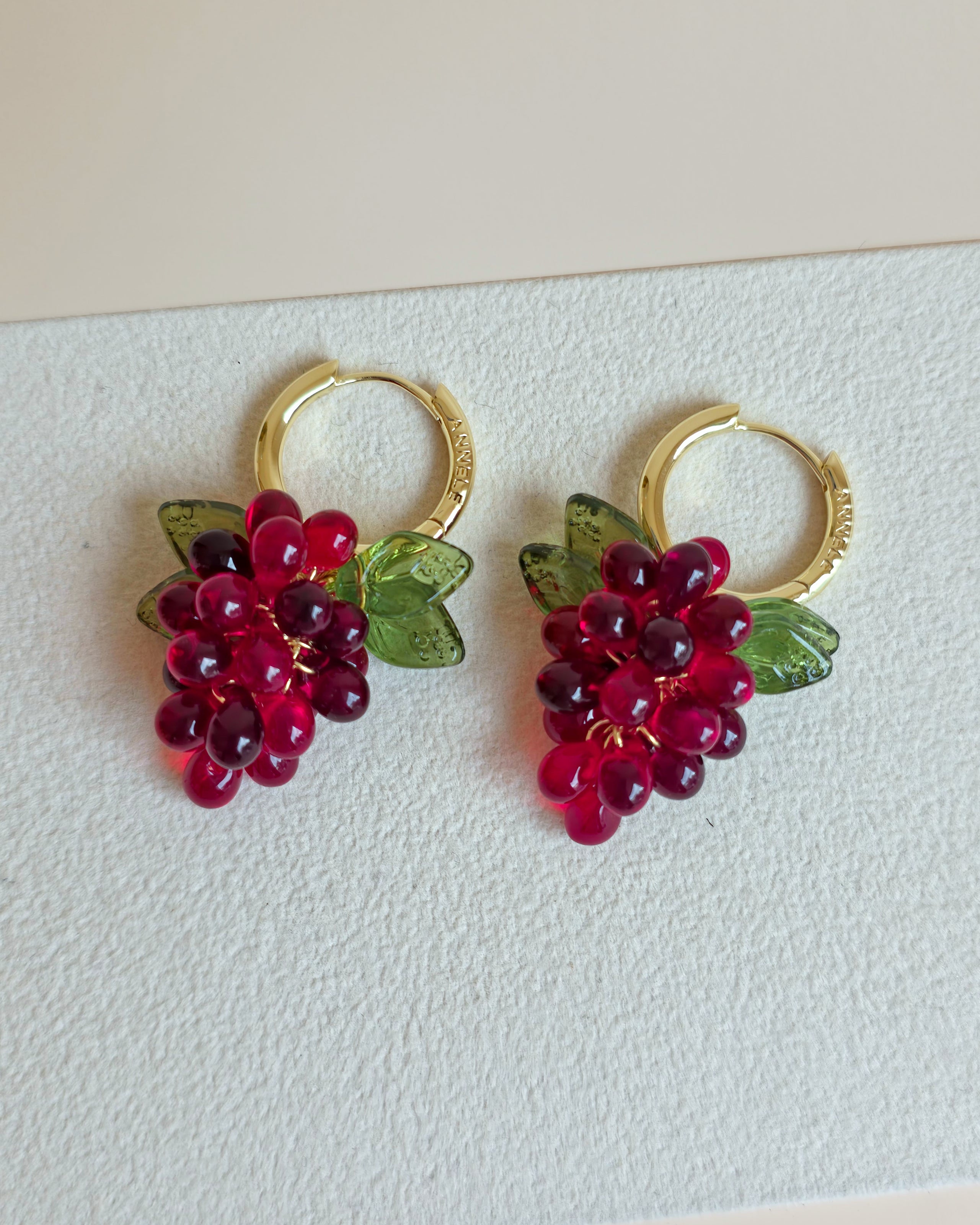 Candy Currant Jelly Earrings