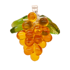Apricot Jelly Necklace in Silver