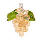 Champagne Jelly Necklace in Silver