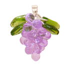 Lavender Jelly Necklace in Silver