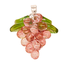 Raspberry Jelly Necklace in Silver