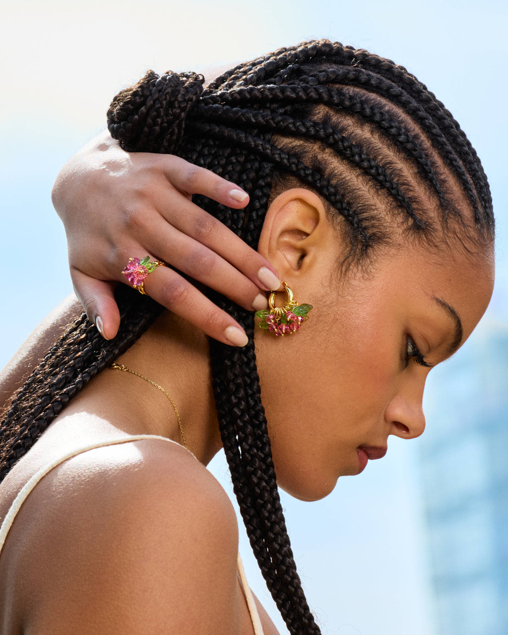 Mini Rose Fields Forever Earrings