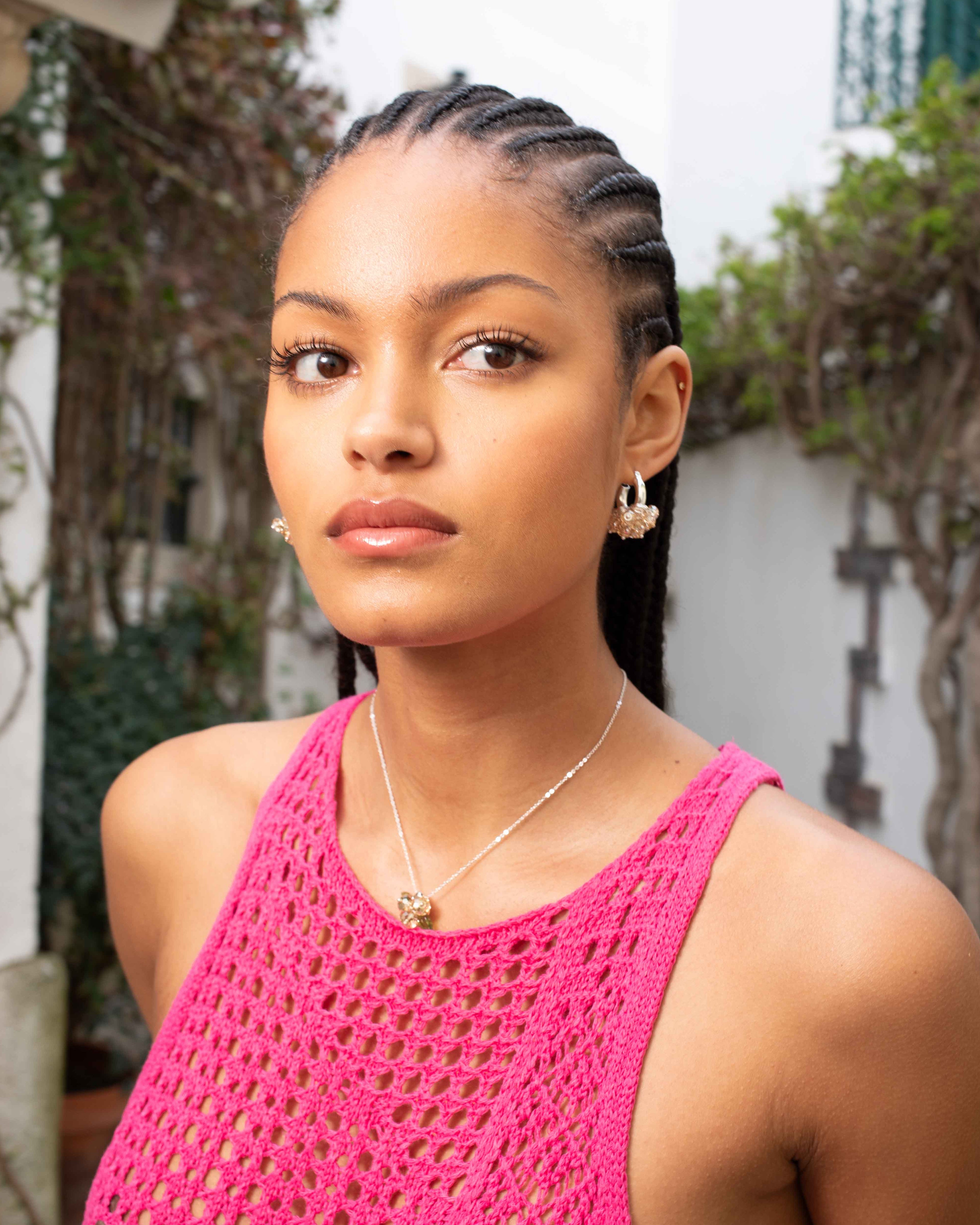 Mini Biscuit Bliss Earrings in Silver