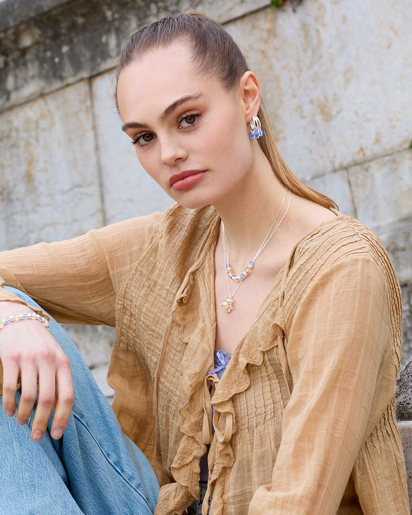 Vanilla Whirl Necklace in Silver
