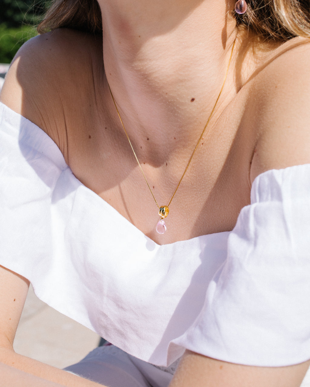 Sugar Drop Pink Necklace