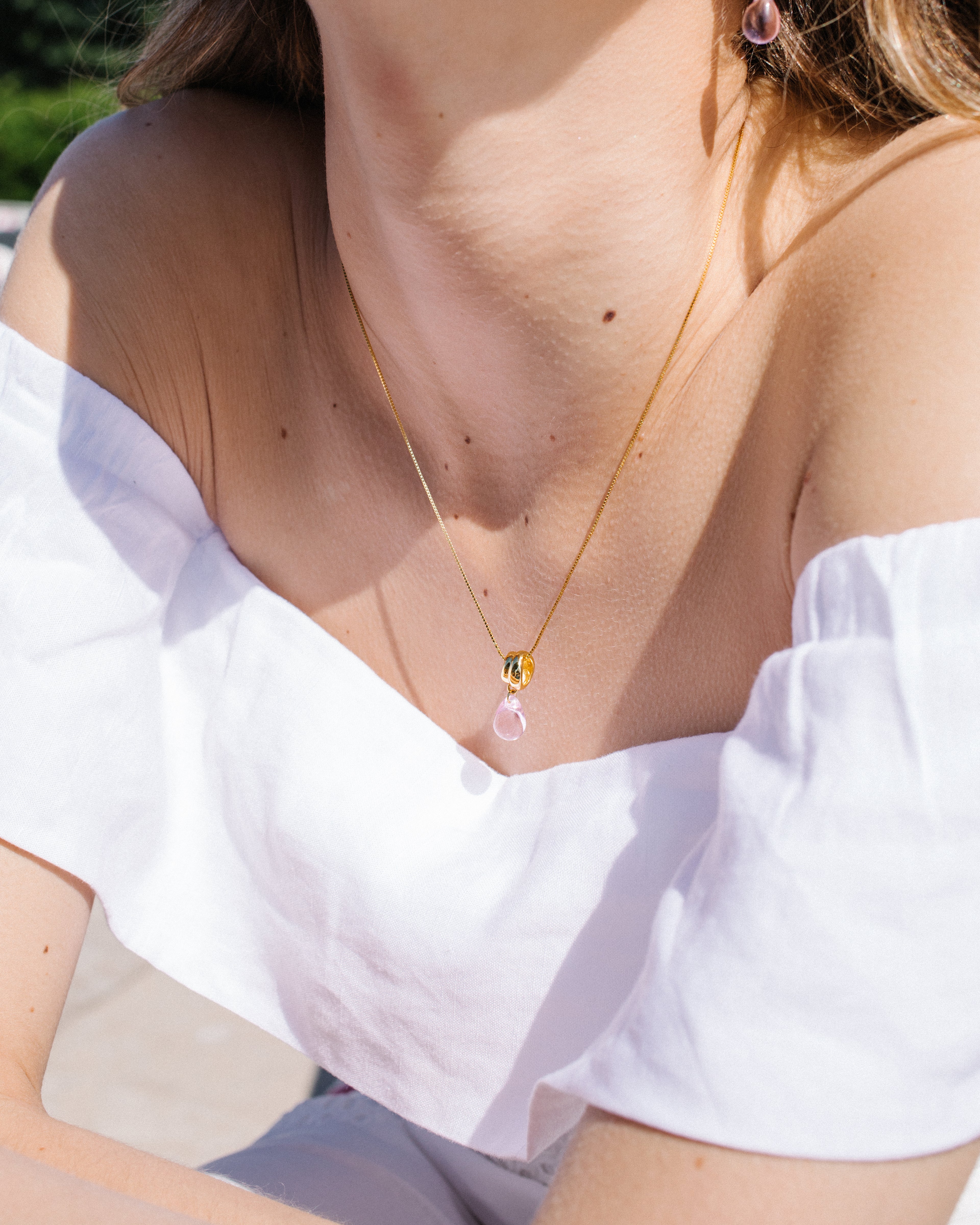 Sugar Drop Pink Necklace