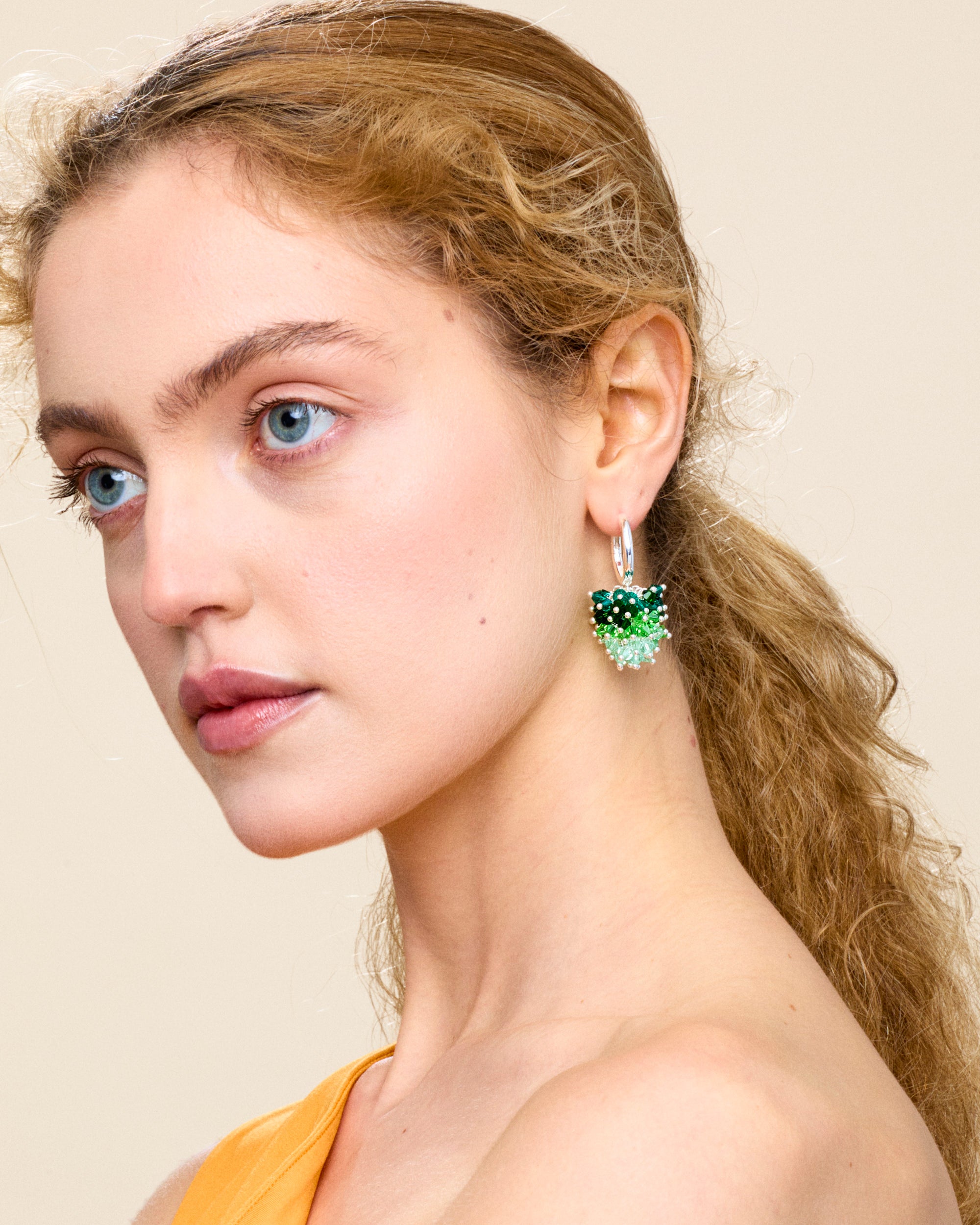 Forest Fairy Earrings in Silver