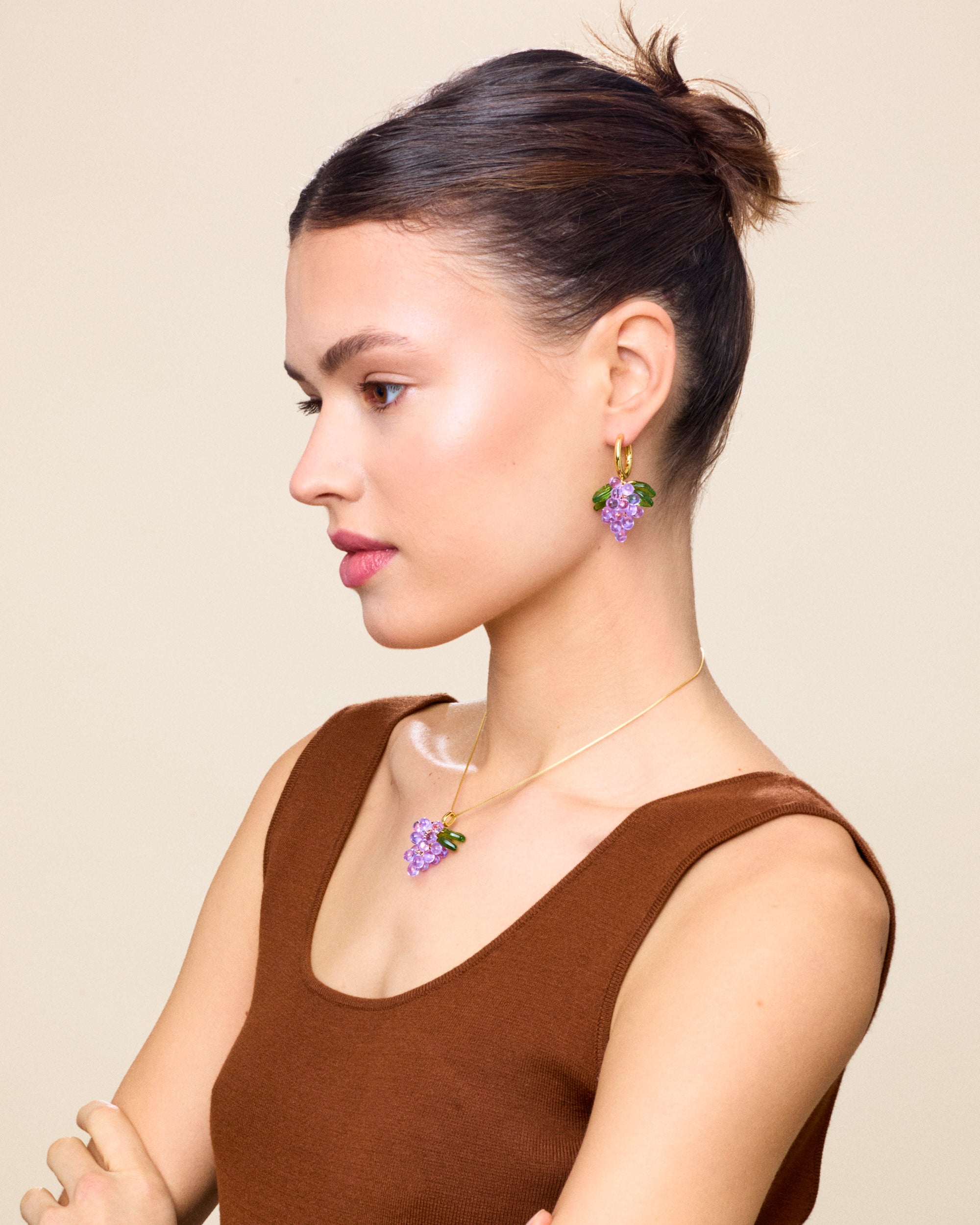 Lavender Jelly Necklace
