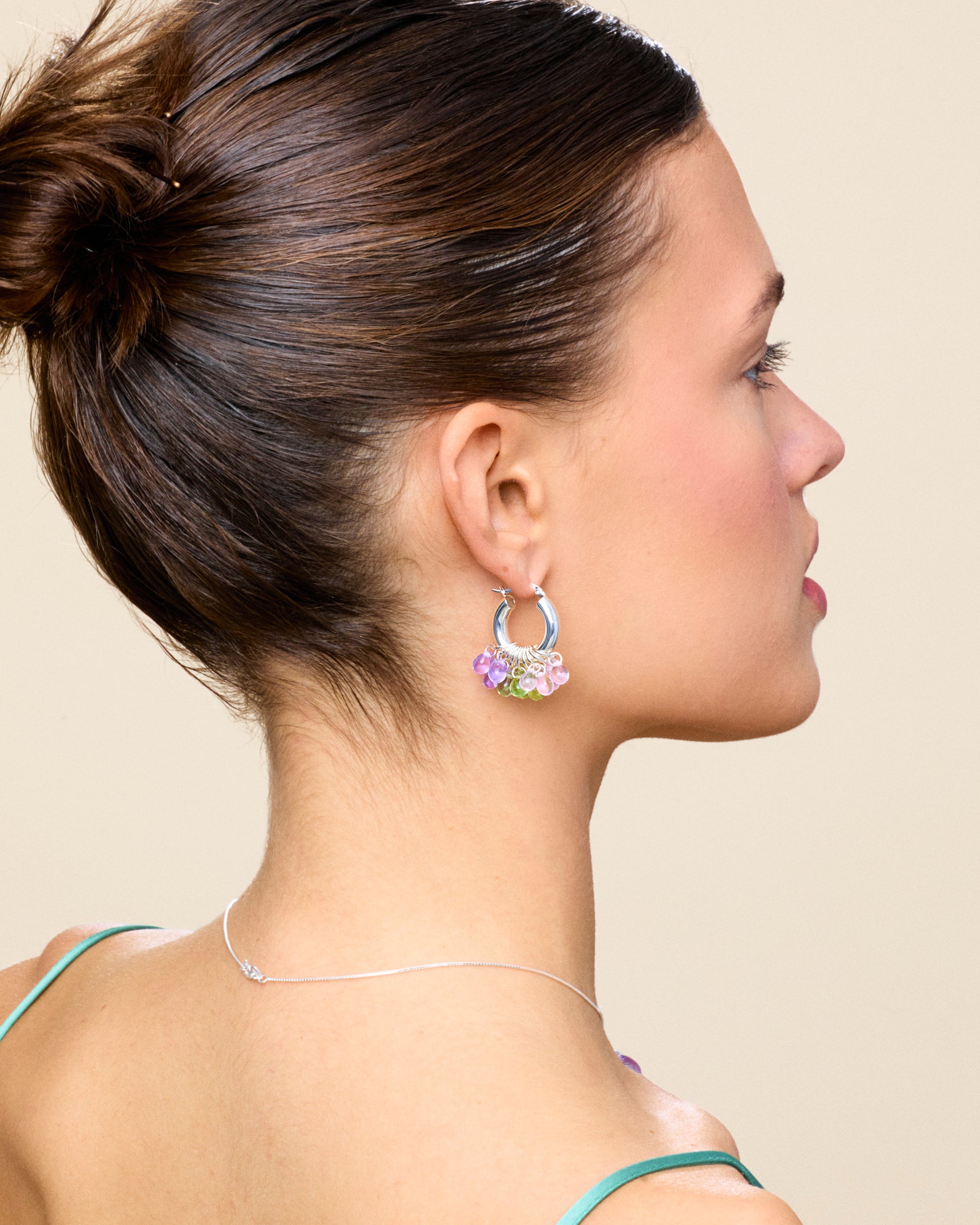 Candy Girl Earrings in Silver