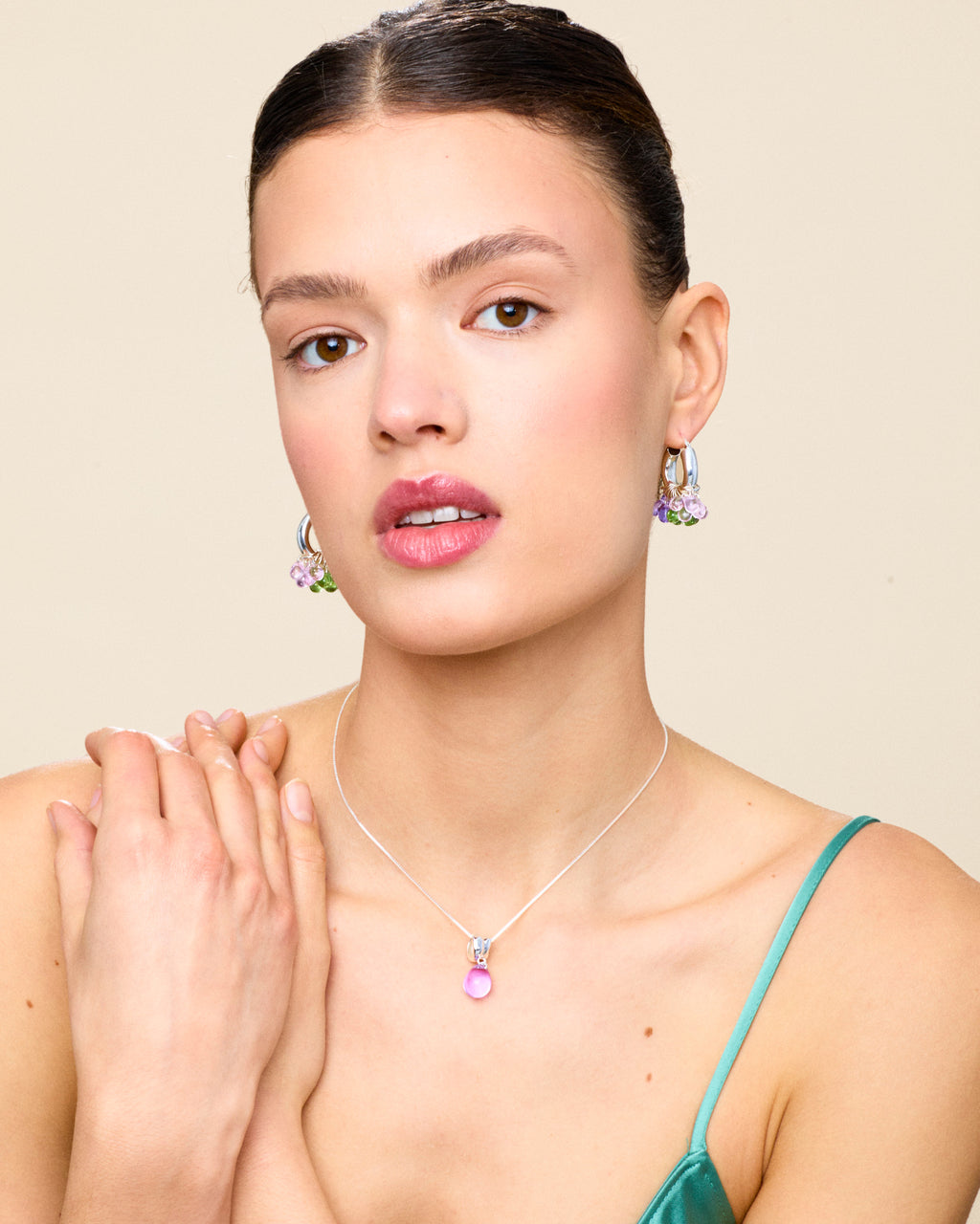 Candy Girl Earrings in Silver
