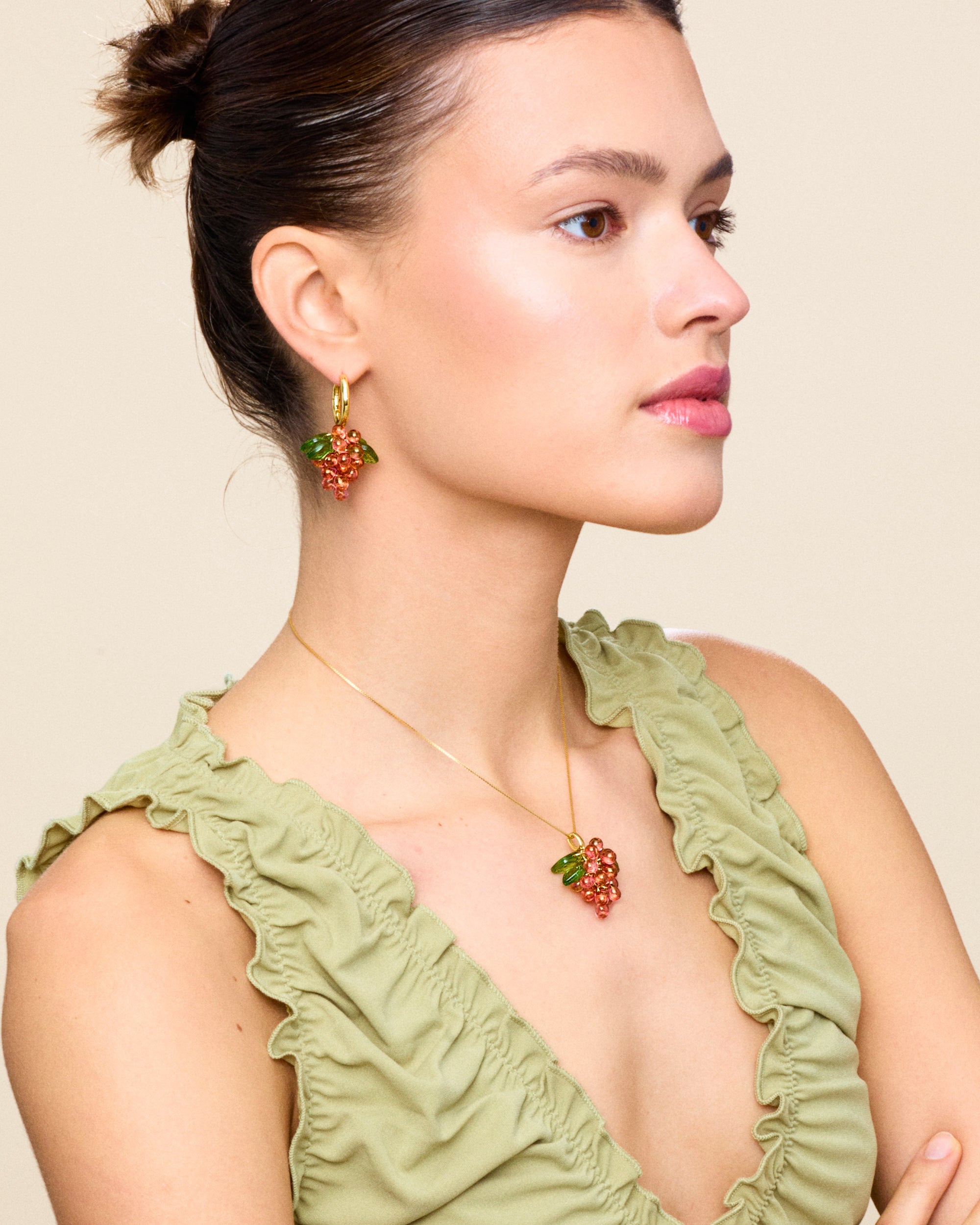 Raspberry Jelly Earrings