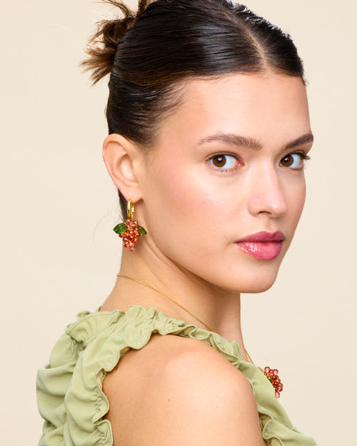 Raspberry Jelly Earrings