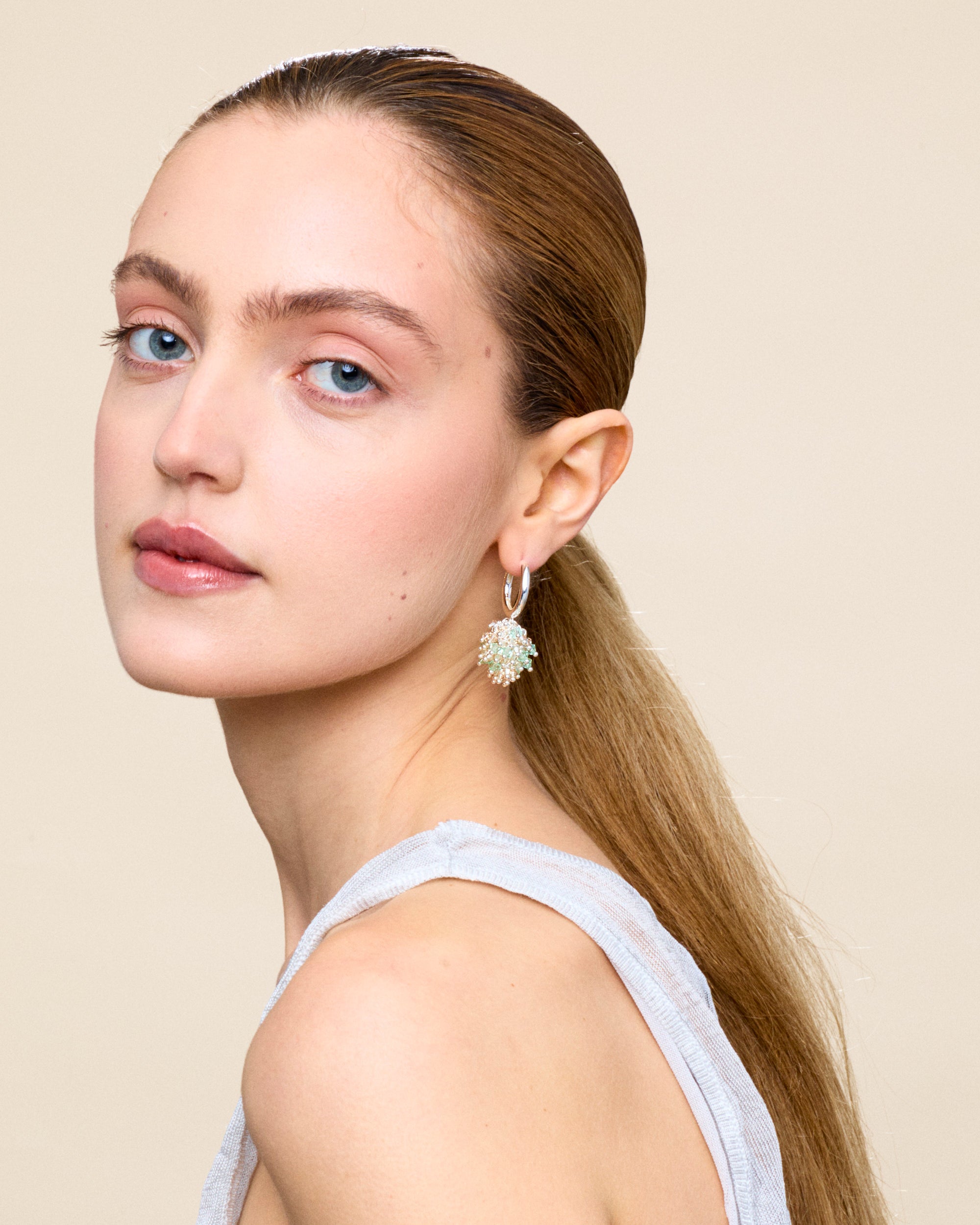 Pistachio About You Earrings in Silver
