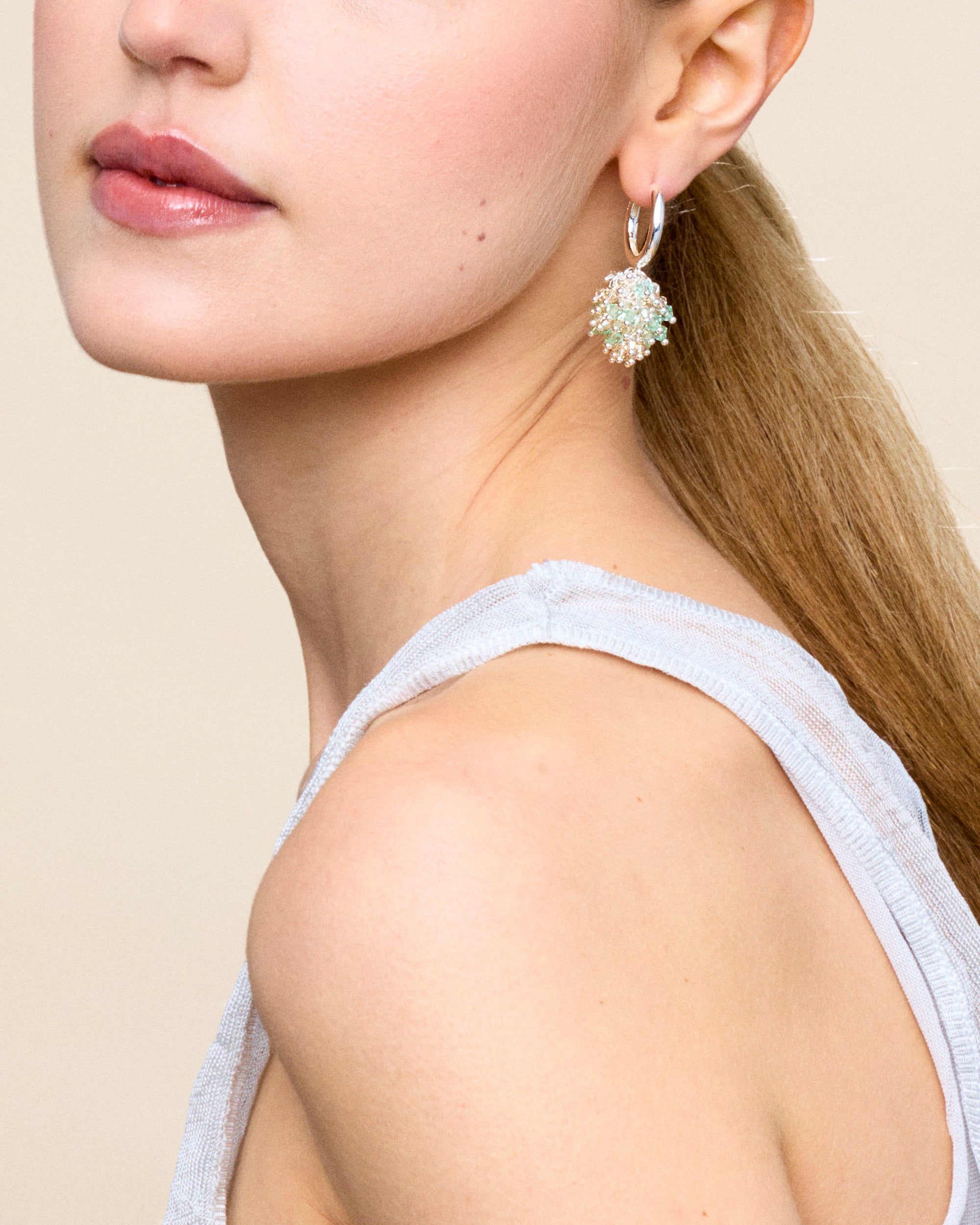 Pistachio About You Earrings in Silver