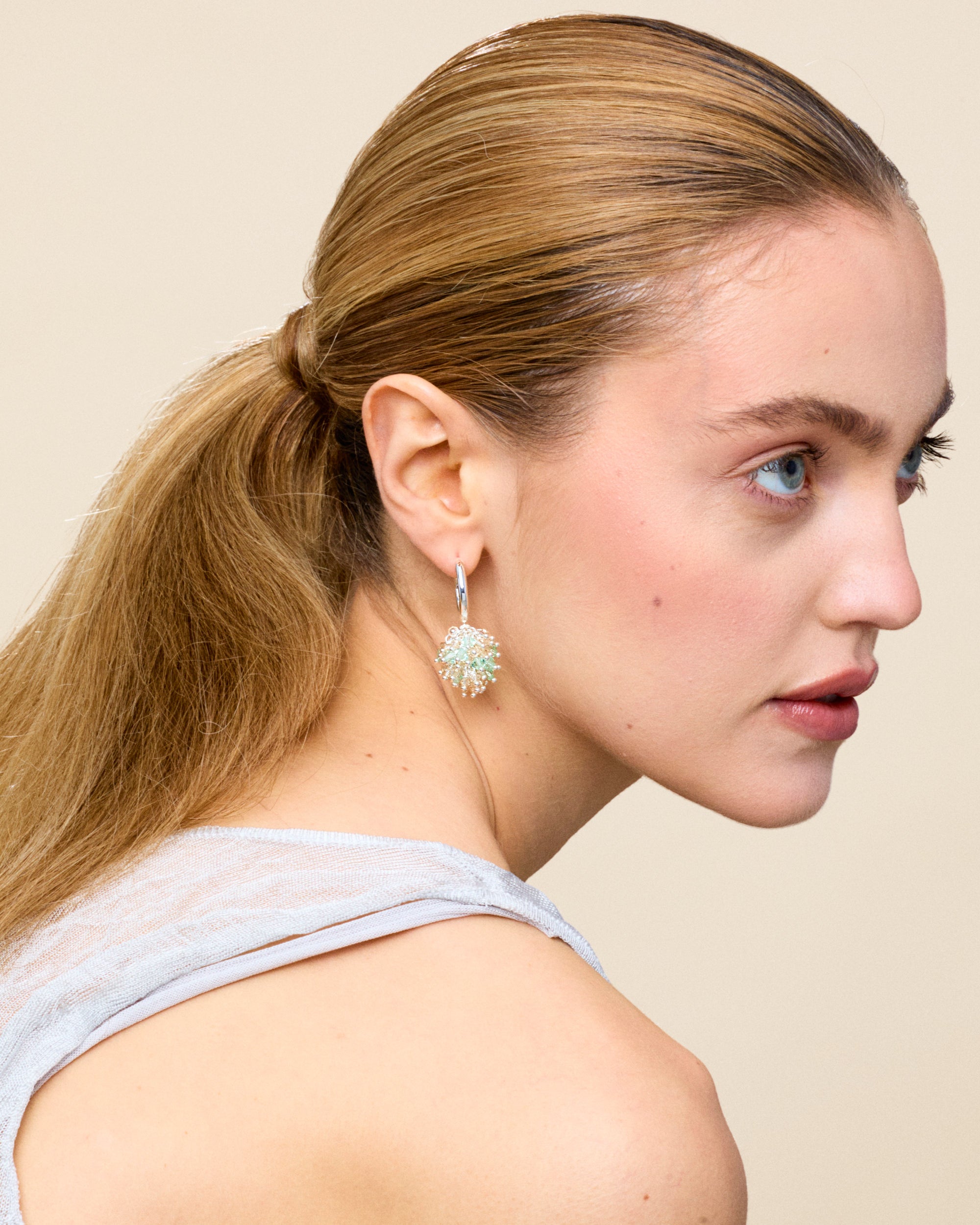 Pistachio About You Earrings in Silver