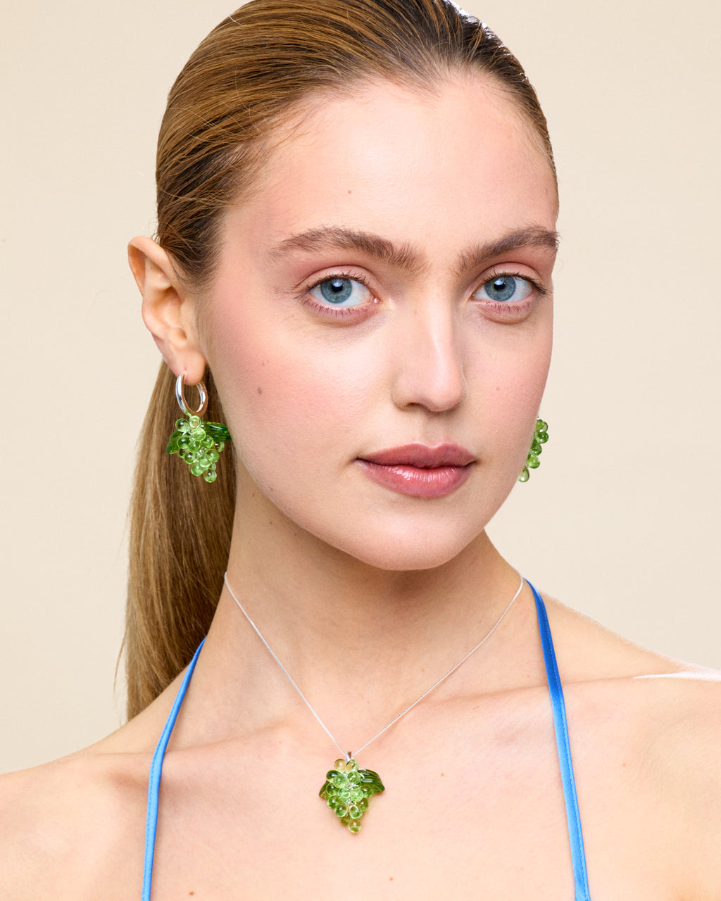 Apple Pie Jelly Earrings in Silver