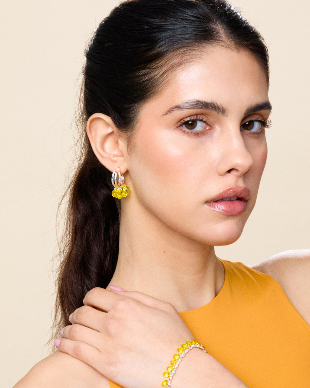 Sunny Swizzles Earrings in Silver