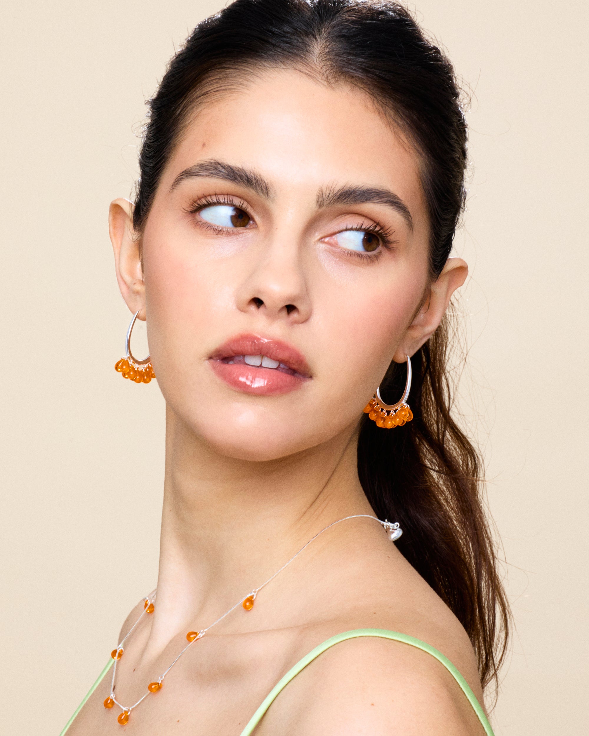 Heatwaves Earrings in Silver