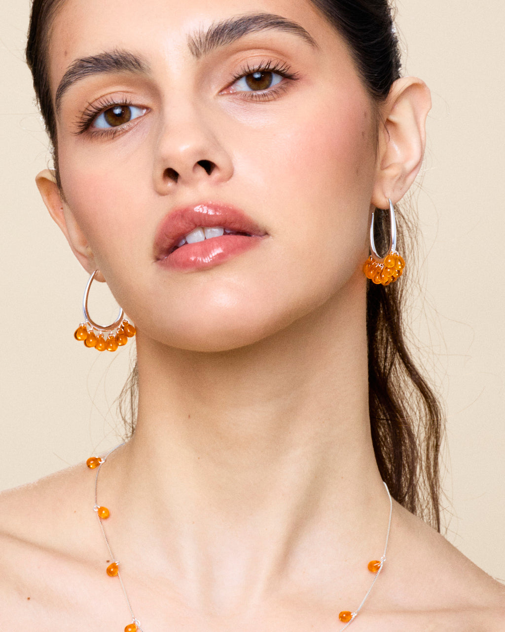 Heatwaves Earrings in Silver