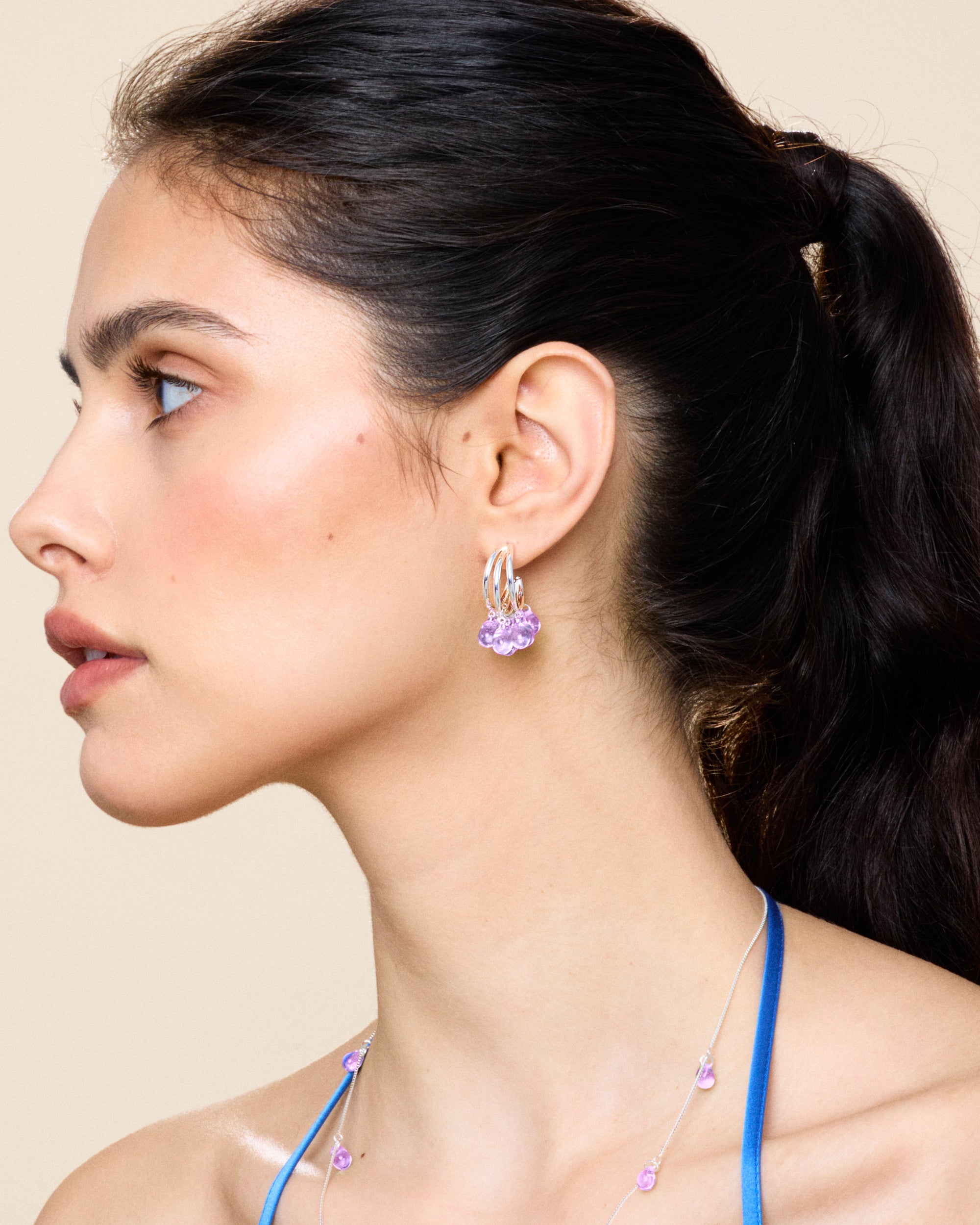 Amor Amor Earrings in Silver