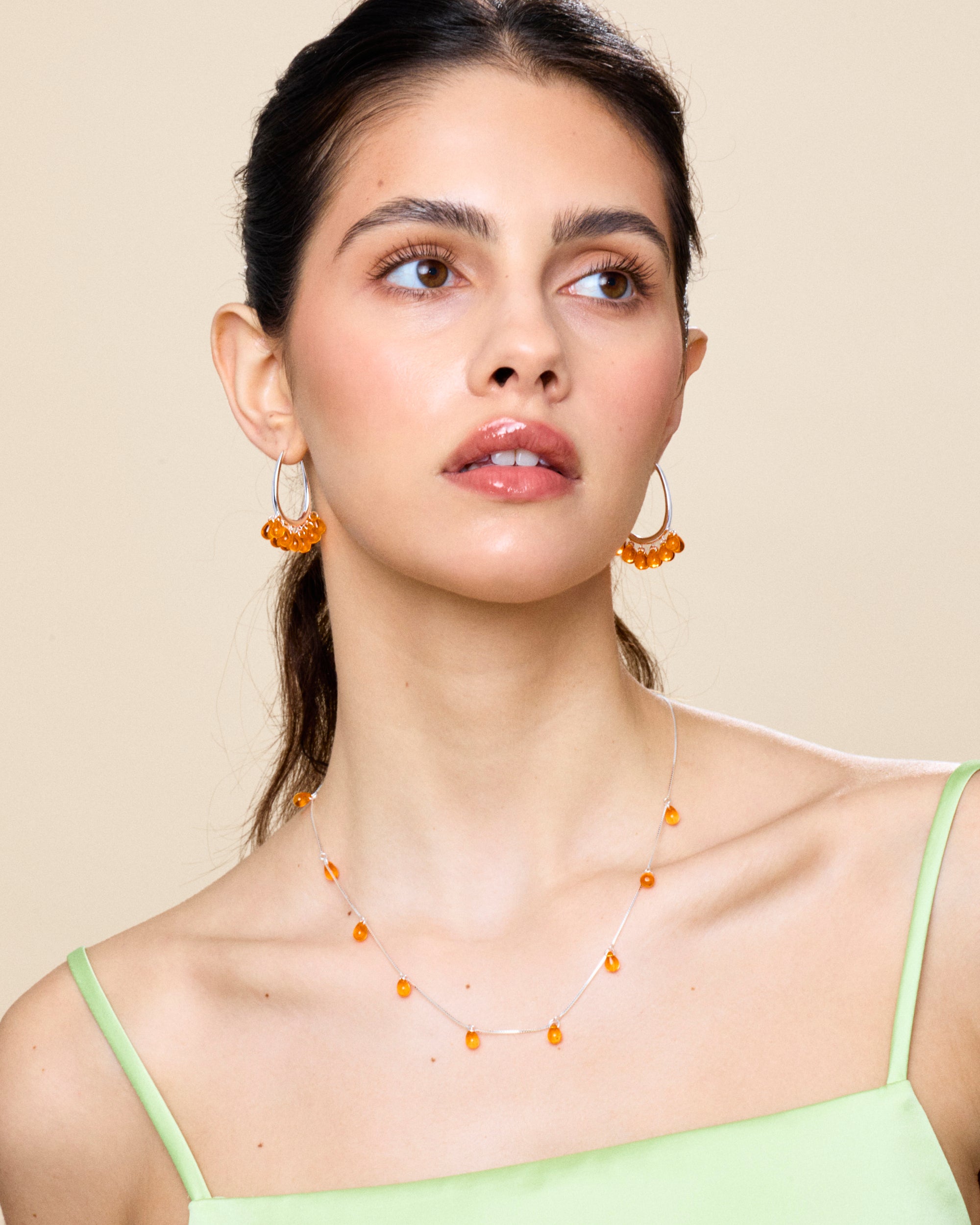 Heatwaves Earrings in Silver