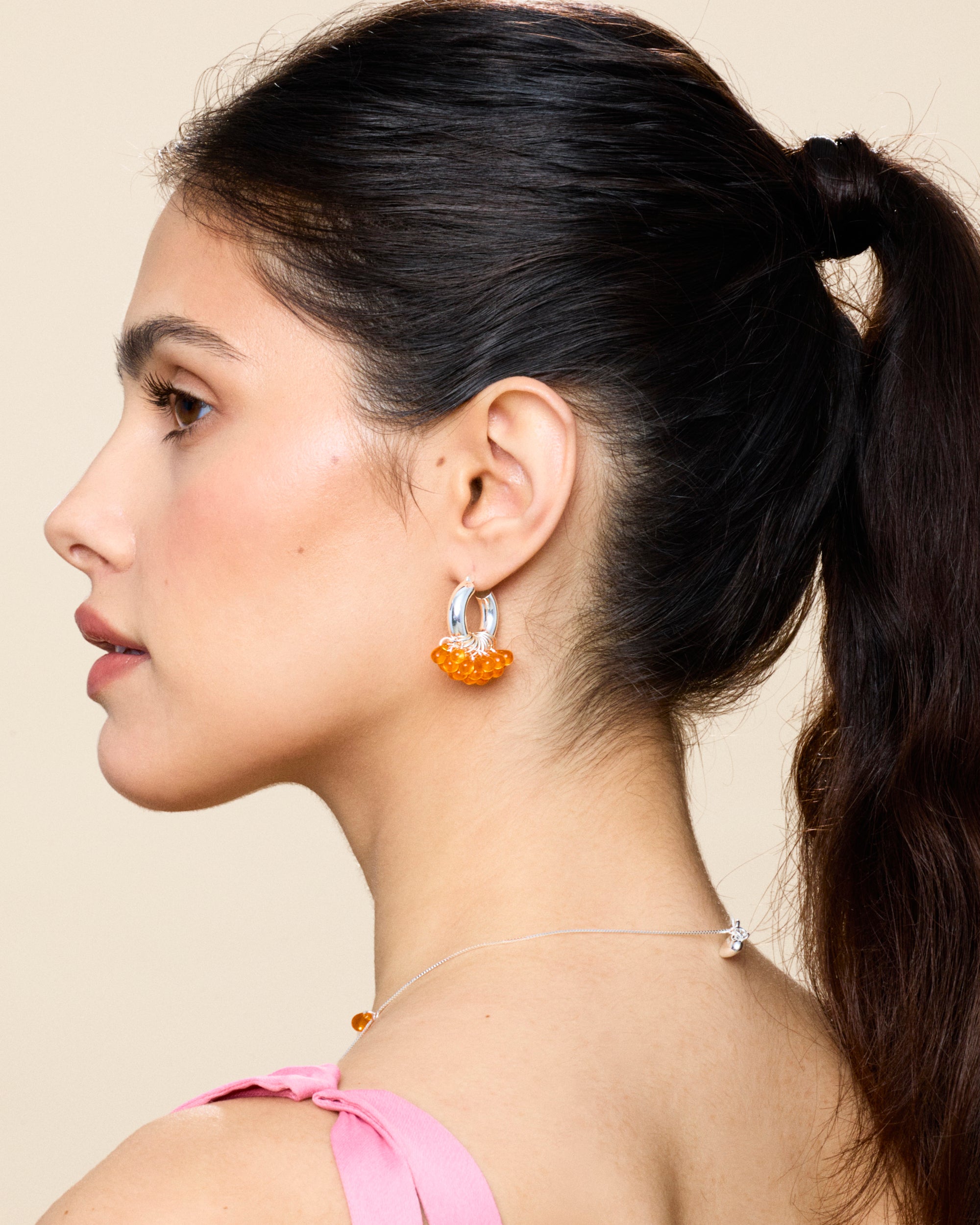 Tangy Twist Earrings in Silver