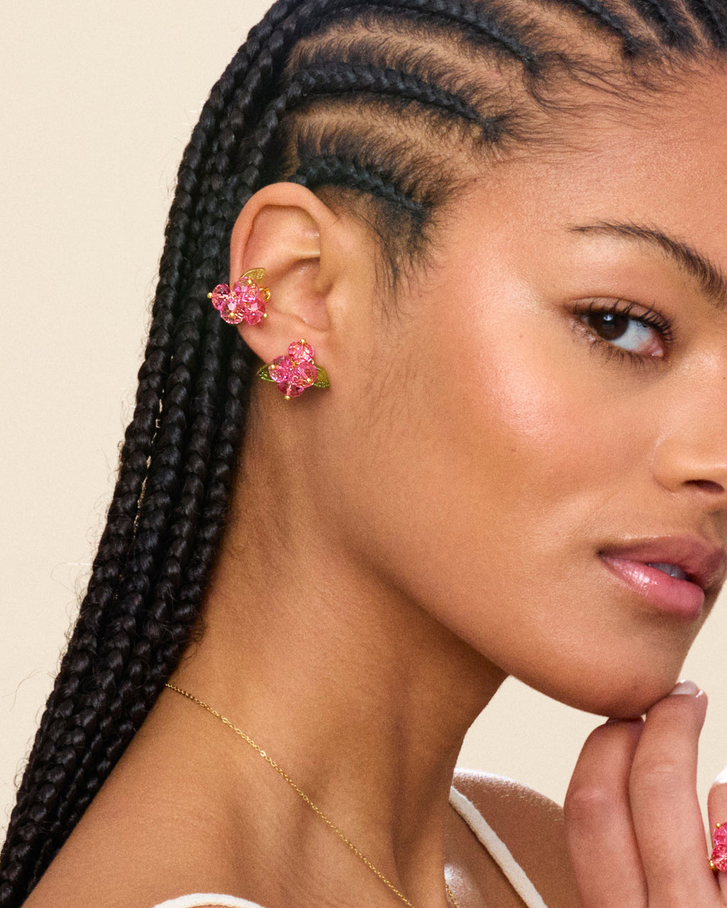 Rose Romance Earcuff