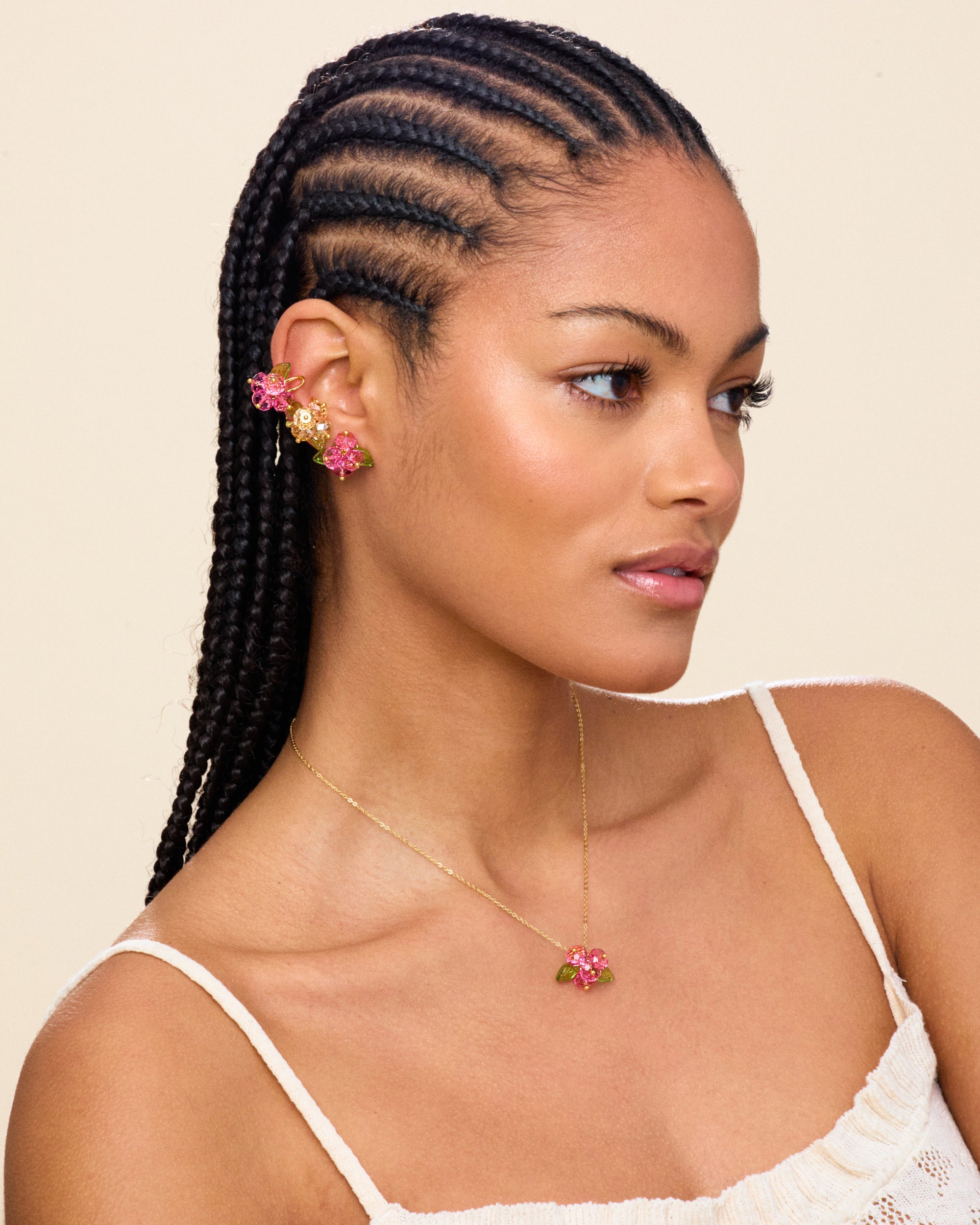 Rose Romance Earcuff