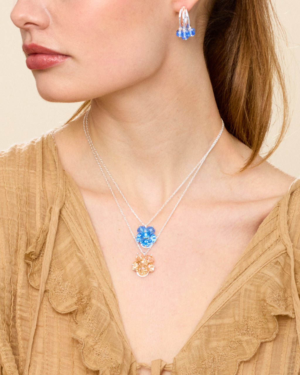 Posh Spice Necklace in Silver