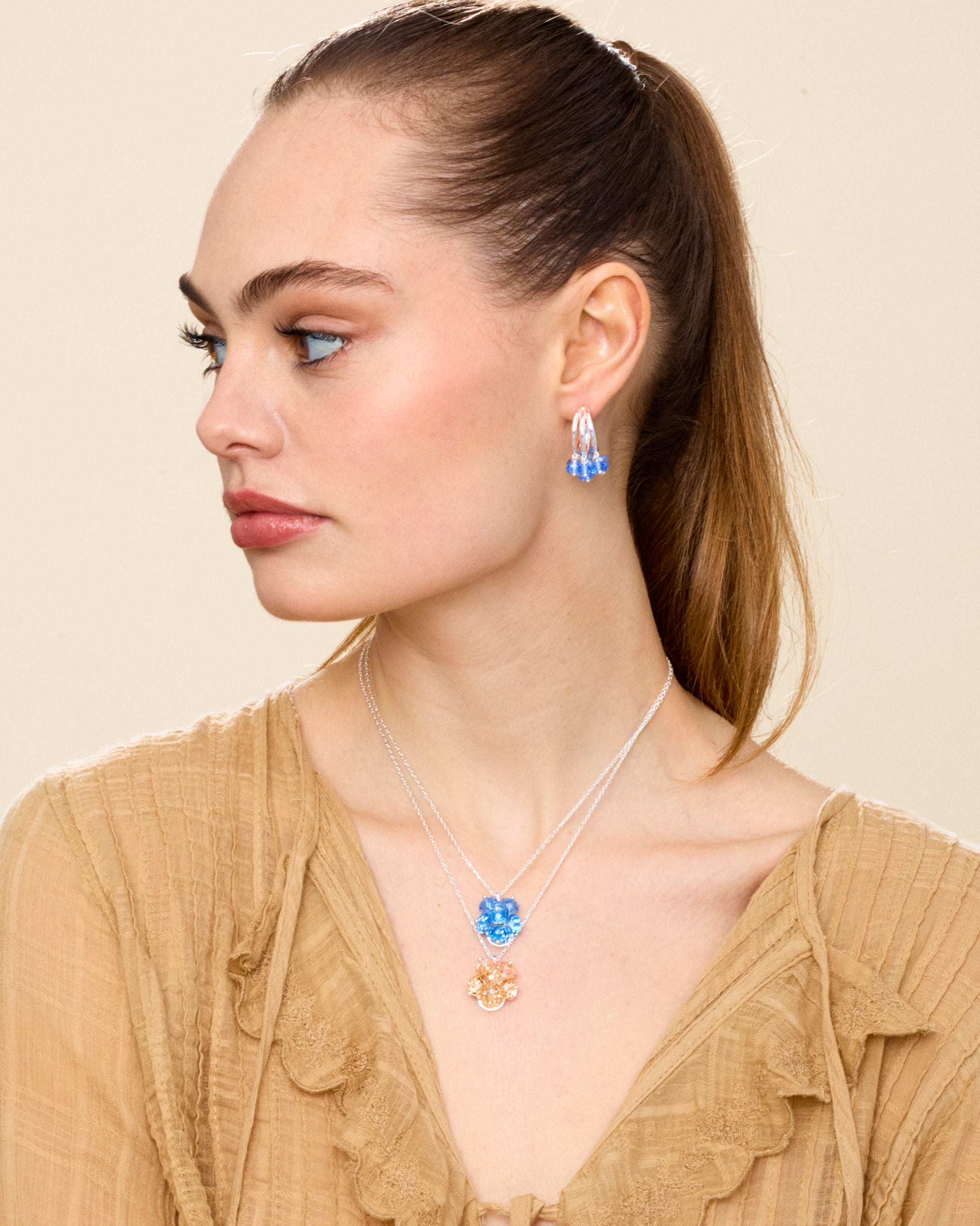 Posh Spice Halsband i Silver