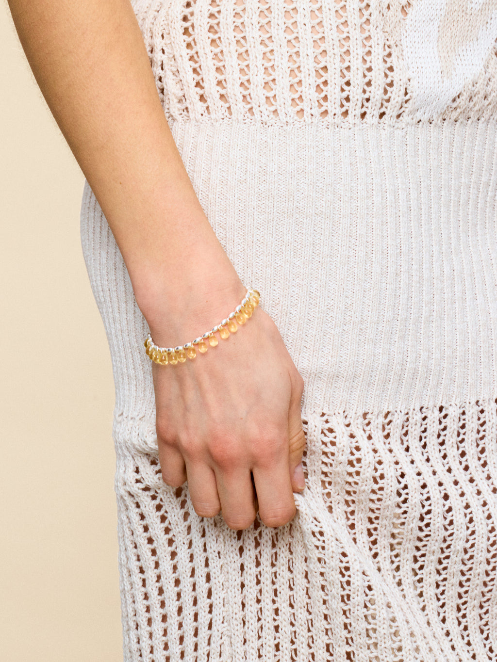 Dolce Banana Bracelet in Silver