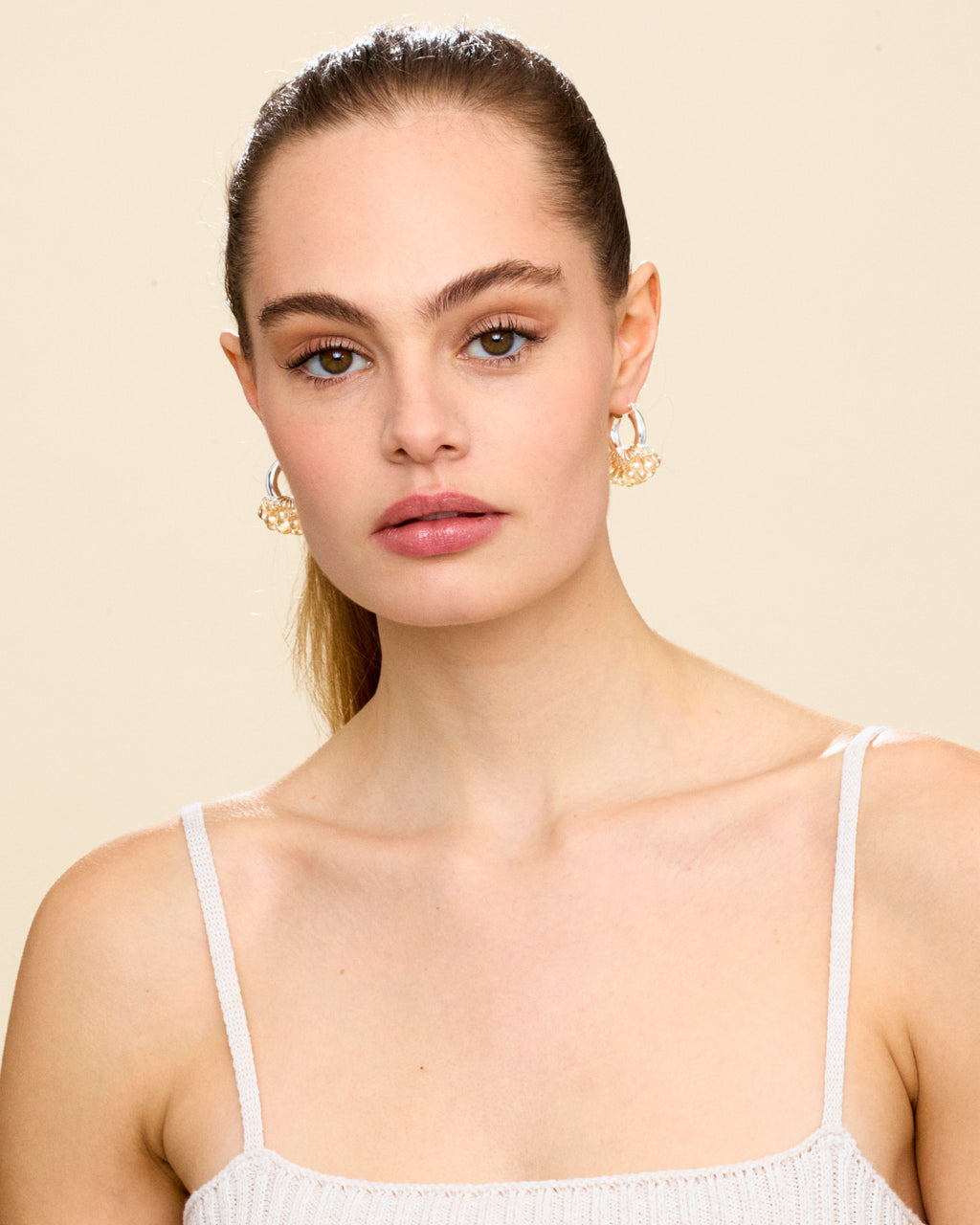 Cookie Dough Earrings in Silver